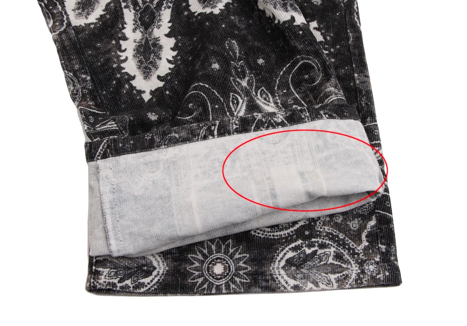 Jean Paul Gaultier Corduroy Flared Pants in Black and Off-White Size US 32 / EU 48 - 11 Thumbnail