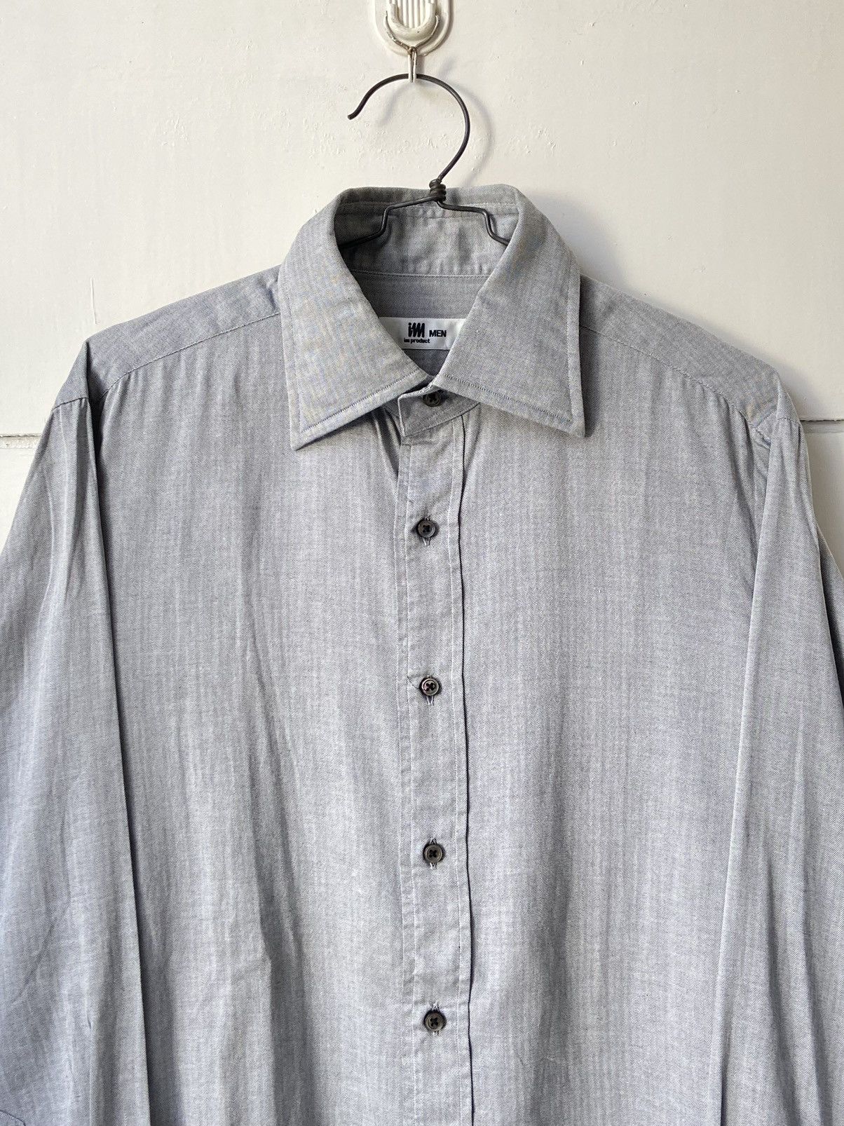 Issey Miyake IM PRODUCT MEN Grey Shirt Size US M / EU 48-50 / 2 - 3 Thumbnail