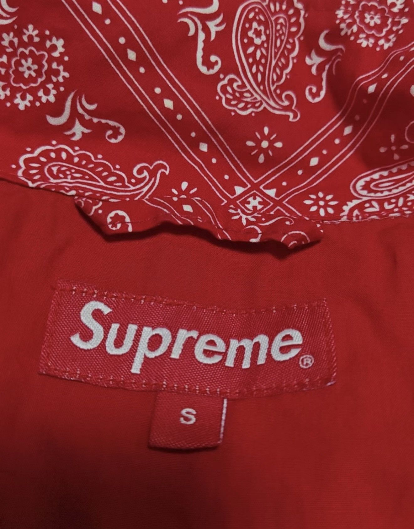 Supreme Supreme ss18 bandana paisley track Jacket Size US S / EU 44-46 / 1 - 3 Thumbnail