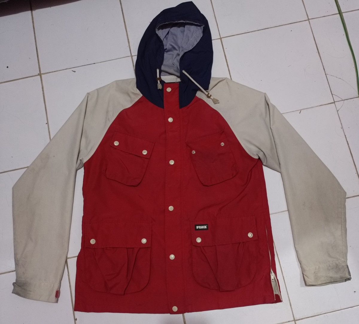 Japanese Brand × Vintage Red Parkas vintage Size US L / EU 52-54 / 3 - 1 Thumbnail
