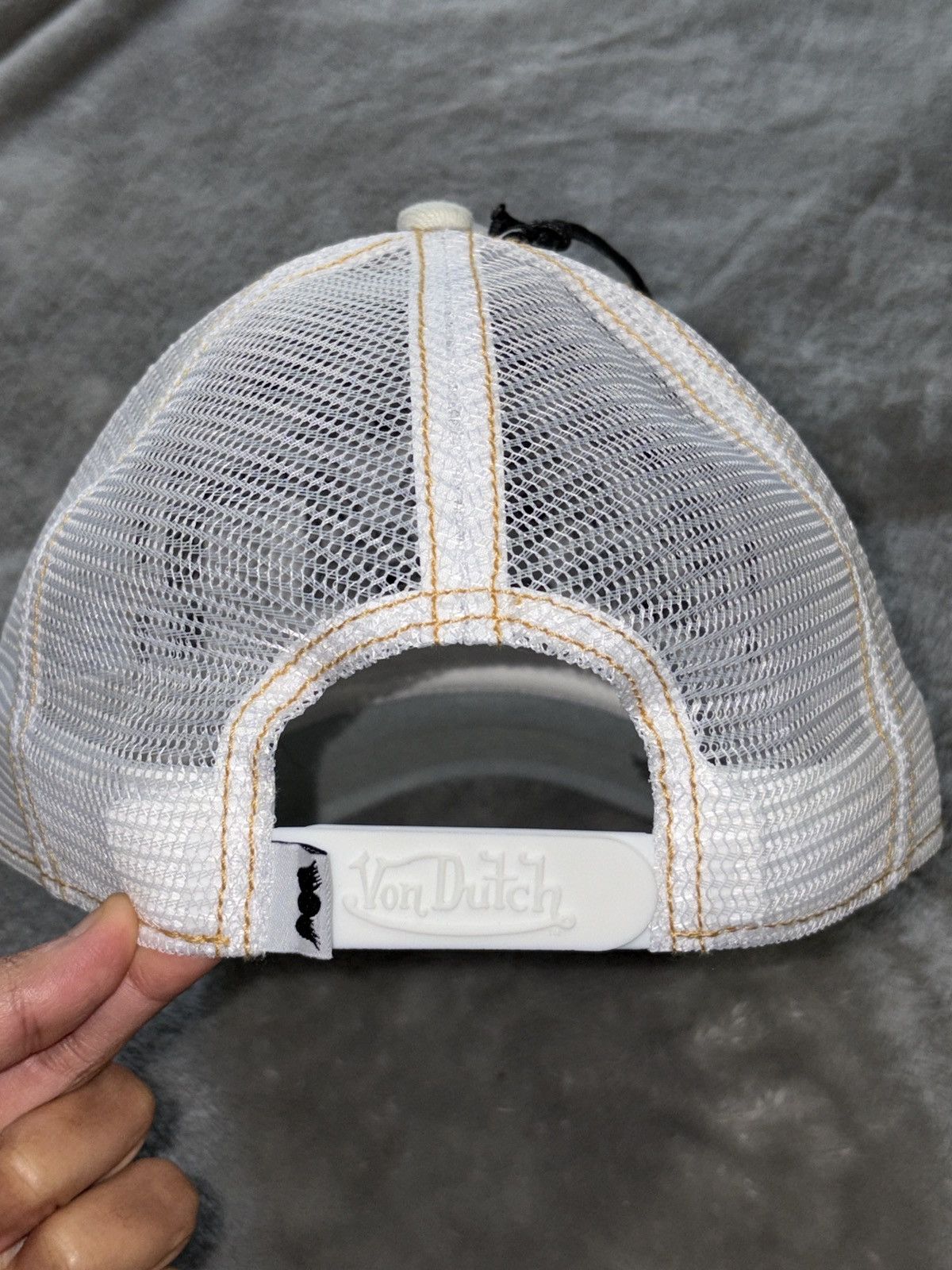 Von Dutch Light Denim Von Dutch Trucker Hat Size ONE SIZE - 4 Thumbnail