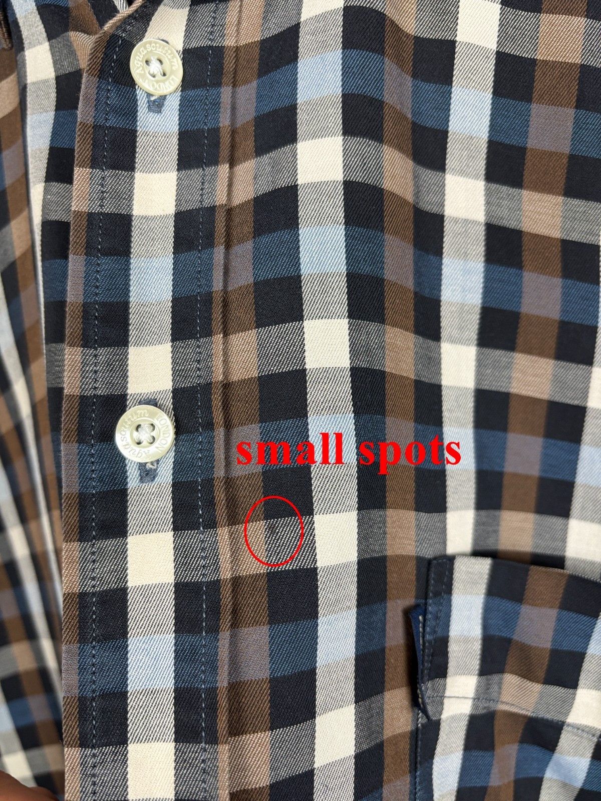 Aquascutum VTG Aquascutum of London Check Shirt Pocket Shirt Size US S / EU 44-46 / 1 - 7 Thumbnail
