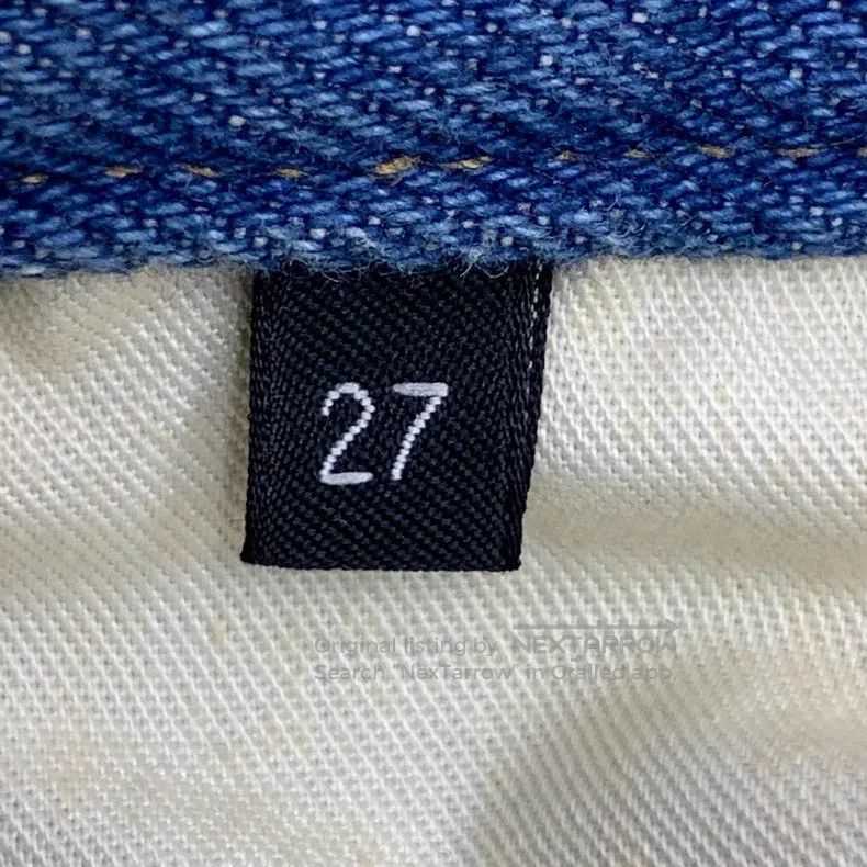 Valentino Valentino Blue logo monogram print cotton casual jeans Size US 27 - 7 Thumbnail