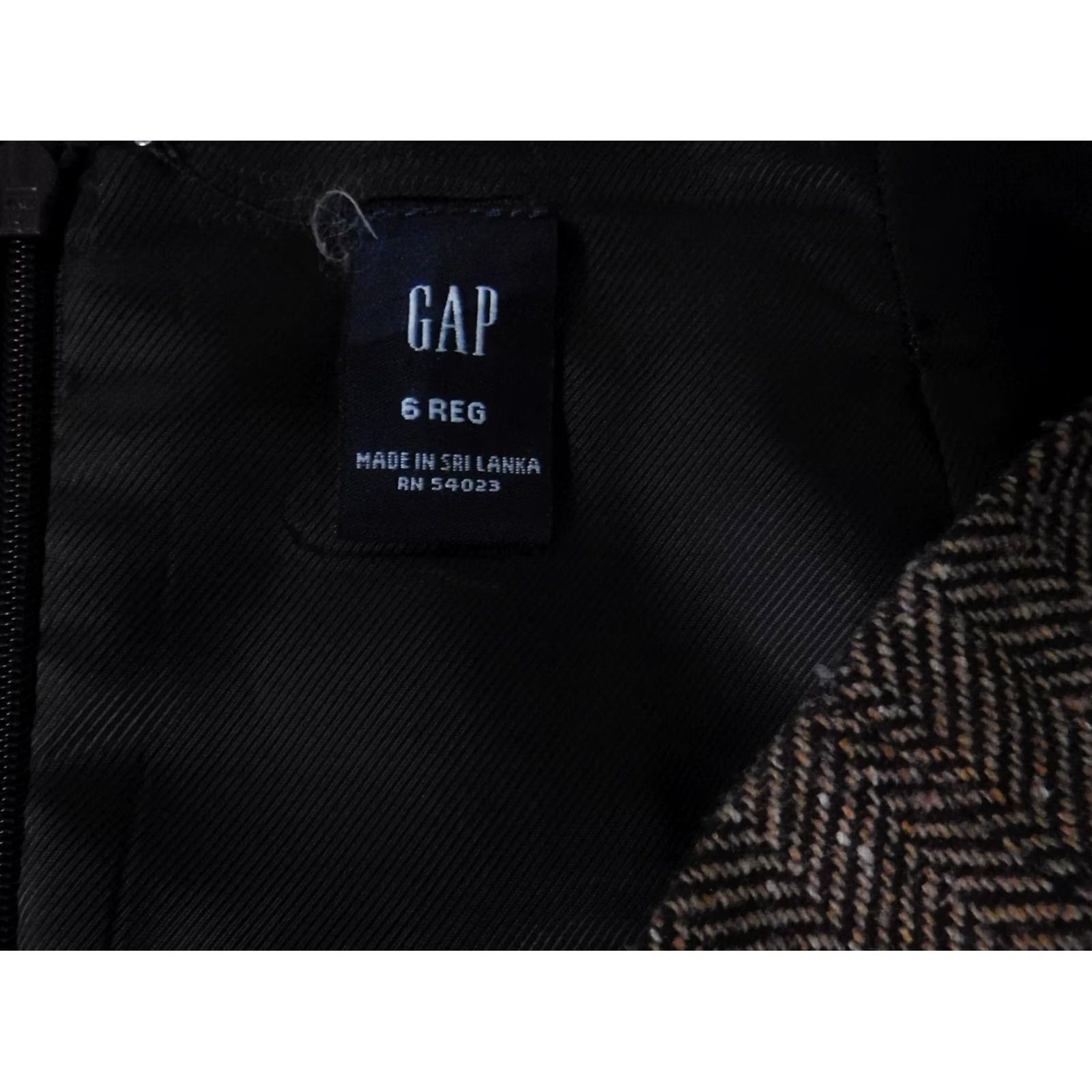 Gap Gap Womens Skirt A-Line Knee Length 6 Brown Polyester Knit Ruffle Zip Casual All Seasons Vertical M Shoes?? Size 28" / US 6 / IT 42 - 7 Thumbnail