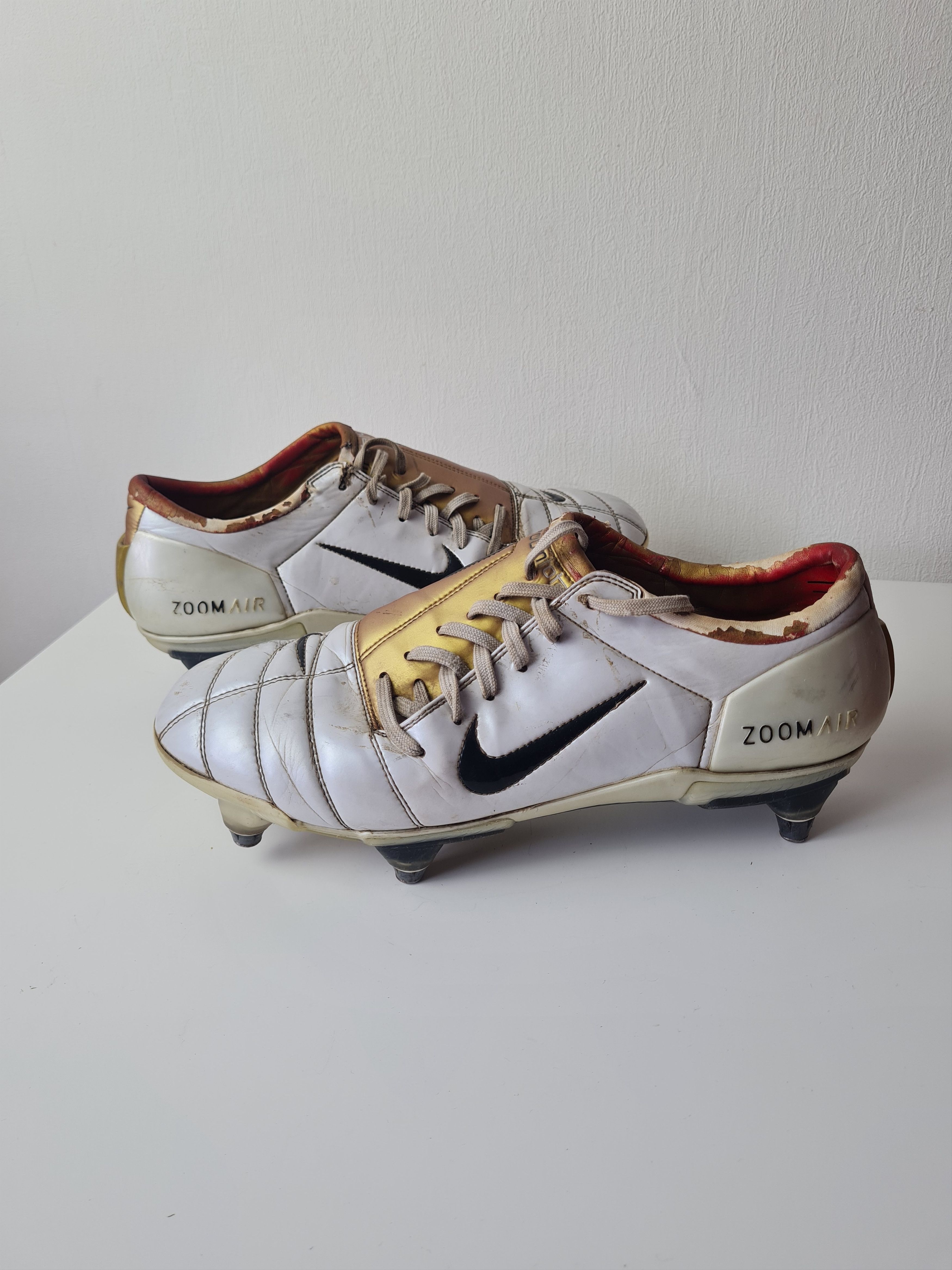 Nike Nike Total90 Air Zoom White Professional Football Boots Size US 12.5 / EU 45-46 - 9 Thumbnail