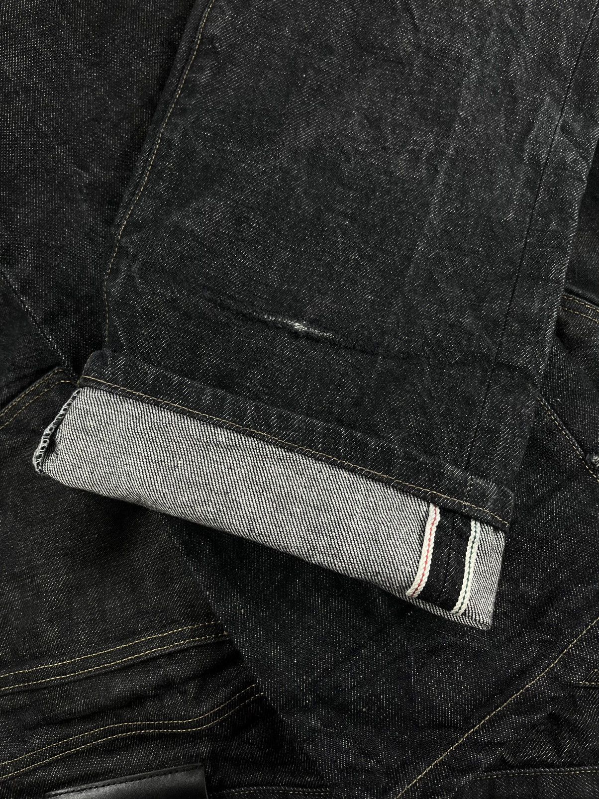 Gucci Gucci Tom Ford Vintage Black Raw Selvedge Denim Jeans Black Size US 28 / EU 44 - 6 Thumbnail