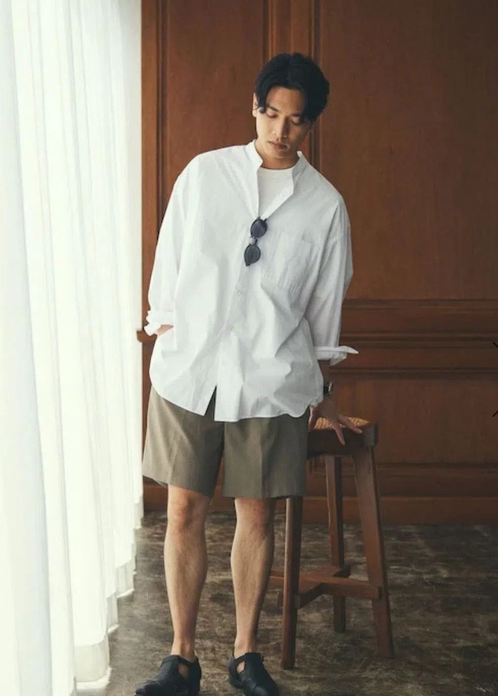 Other Freaks Store Cooling Loose Pleated Shorts. Size US 35 - 7 Thumbnail