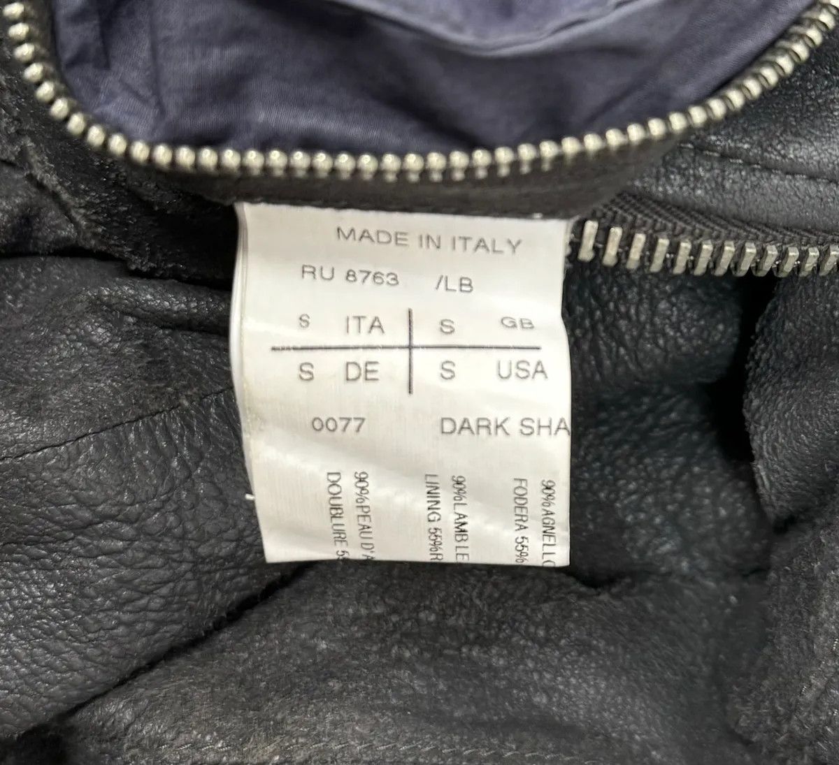 Rick Owens Rick Owens Grey Avant-Garde Leather Jacket Size US S / EU 44-46 / 1 - 13 Thumbnail