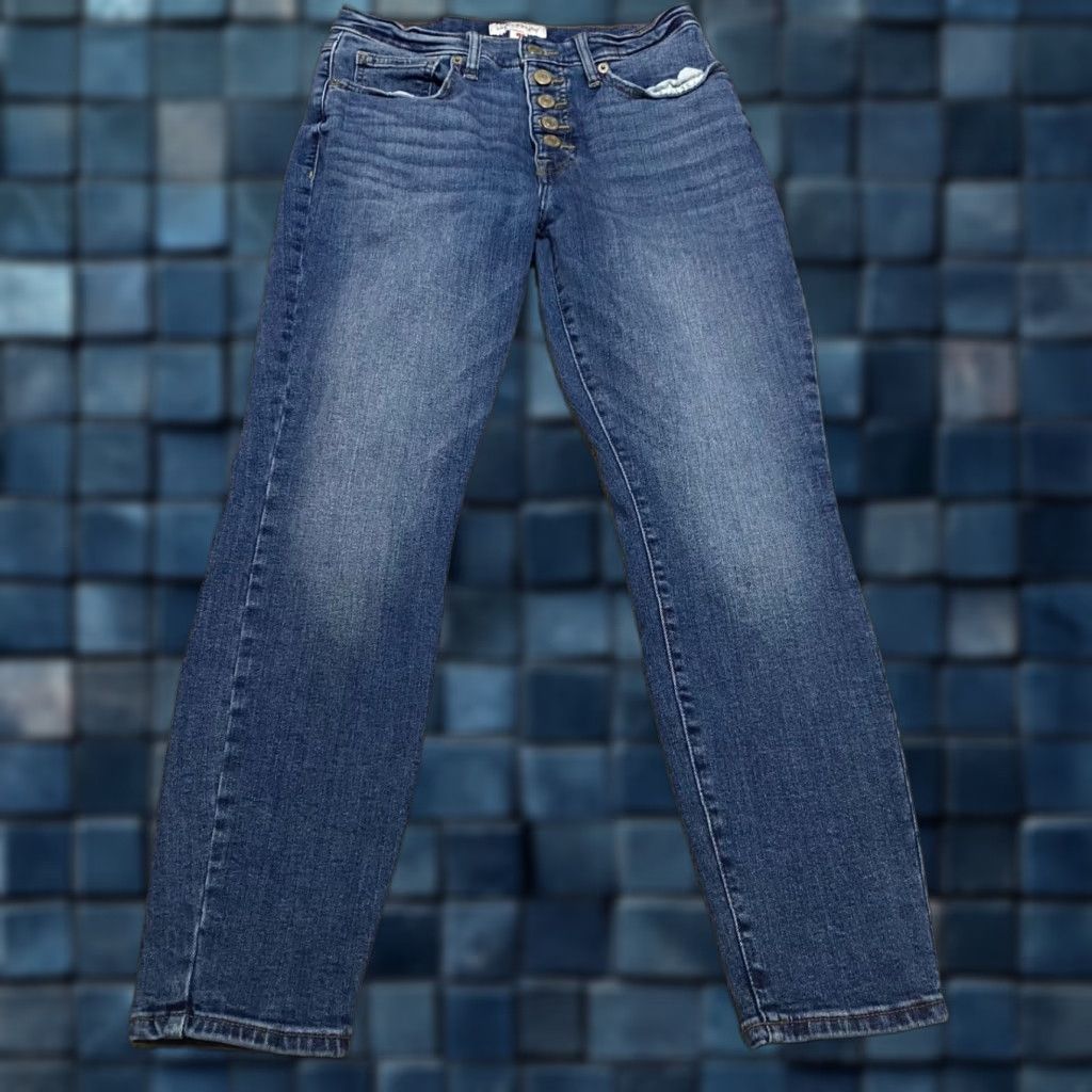 Lucky Brand Lucky Brand Jeans Women's 6 Blue Medium Wash Bridgette Skinny High Rise 5-Pocket Denim Stretch Regular Adult Womens Size 28" / US 6 / IT 42 - 1 Thumbnail