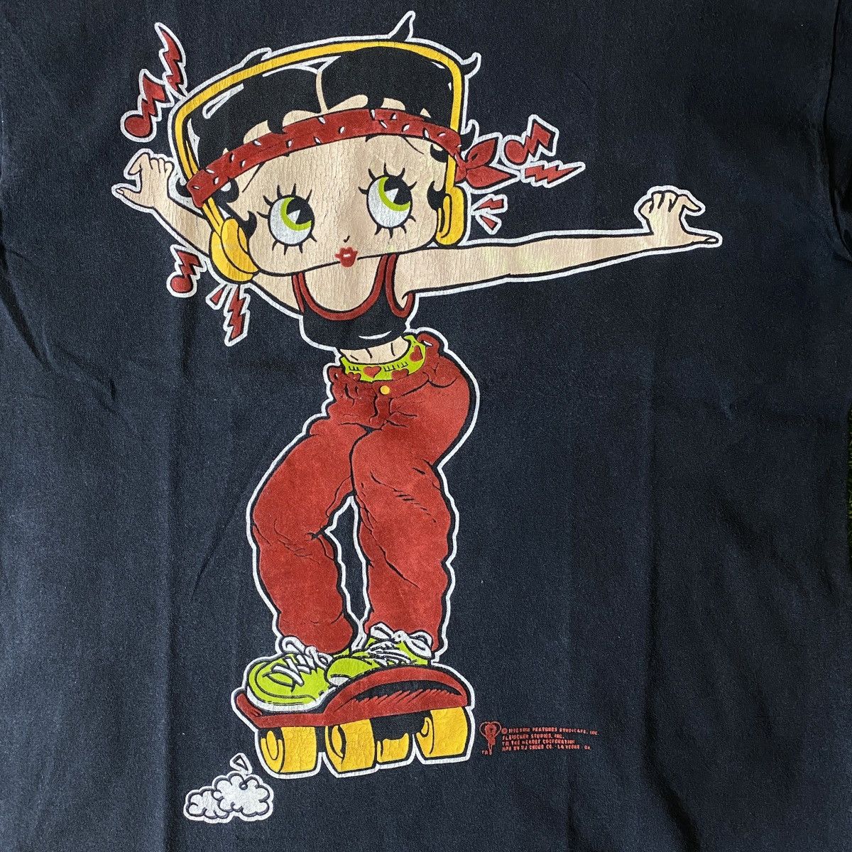 Vintage All Style Apparel & Activewear 90’s Betty Of The Board Tee Size US M / EU 48-50 / 2 - 2 Thumbnail
