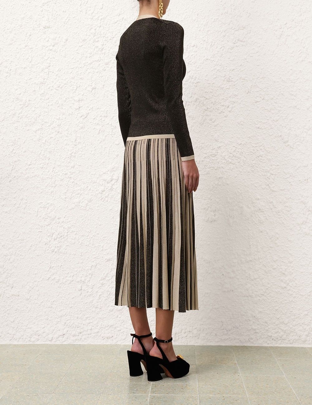 Zimmermann oc11z0825 Illustration Metallic Skirt in Multicolor Size 30" / US 8 / IT 44 - 4 Thumbnail