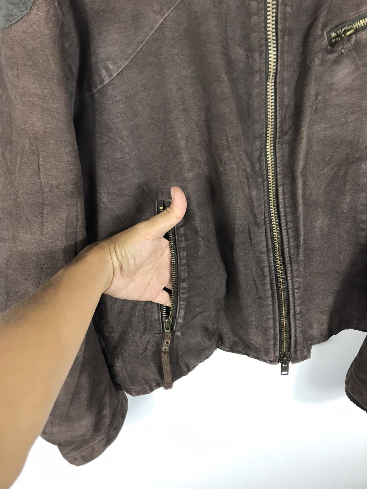 Japanese Brand ⚡️Vintage Ball Bikers Zipper Jacket Size US XL / EU 56 / 4 - 7 Thumbnail