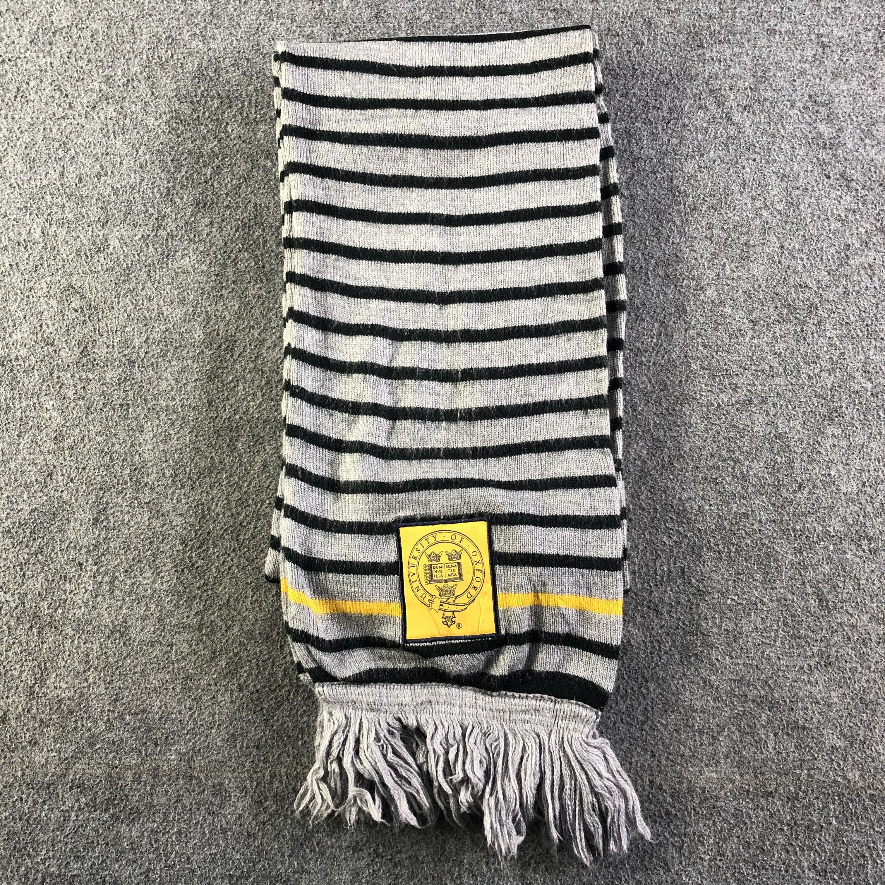 Vintage University Of Oxford Scarf / Muffler / Neckwear P579 Size ONE SIZE - 2 Thumbnail