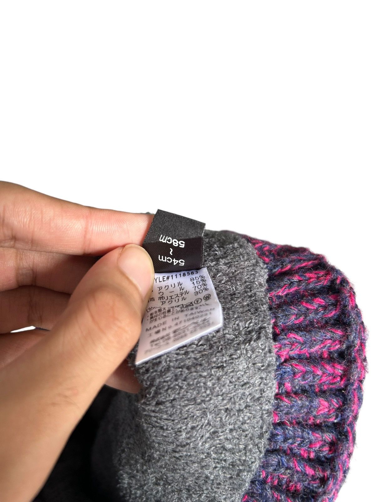 Japanese Brand × Montbell MontBell Multicolor Knitt Beanie Hats Rare ☠️ Size ONE SIZE - 4 Thumbnail