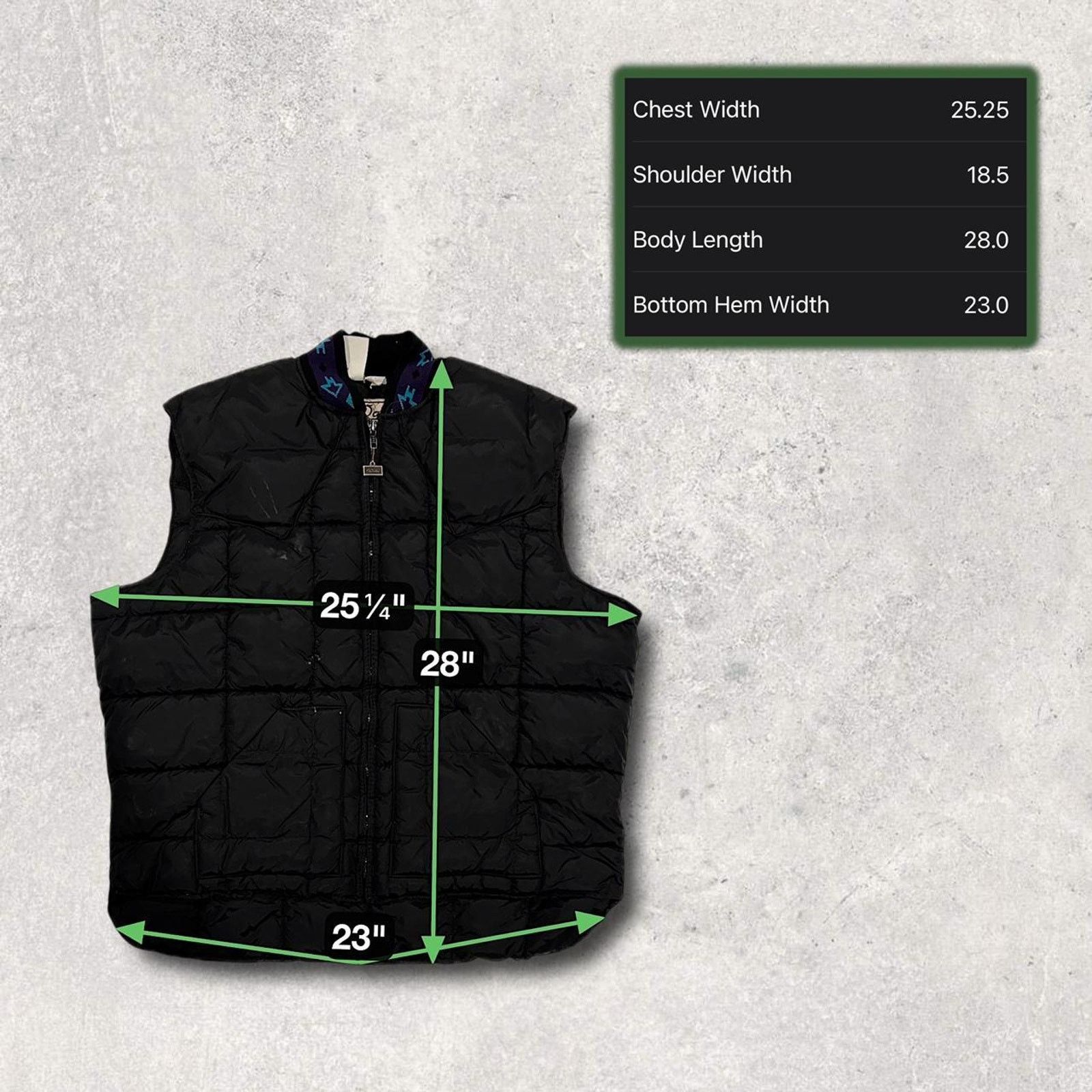 Walls Walls (Vintage) Black Full-Zip Quilted Puffer Vest Size US XL / EU 56 / 4 - 5 Thumbnail