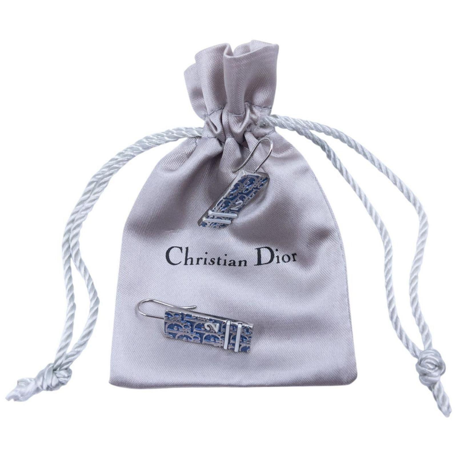 Christian Dior Monsieur Vintage Dior Monogram Number Earrings Size ONE SIZE - 7 Thumbnail