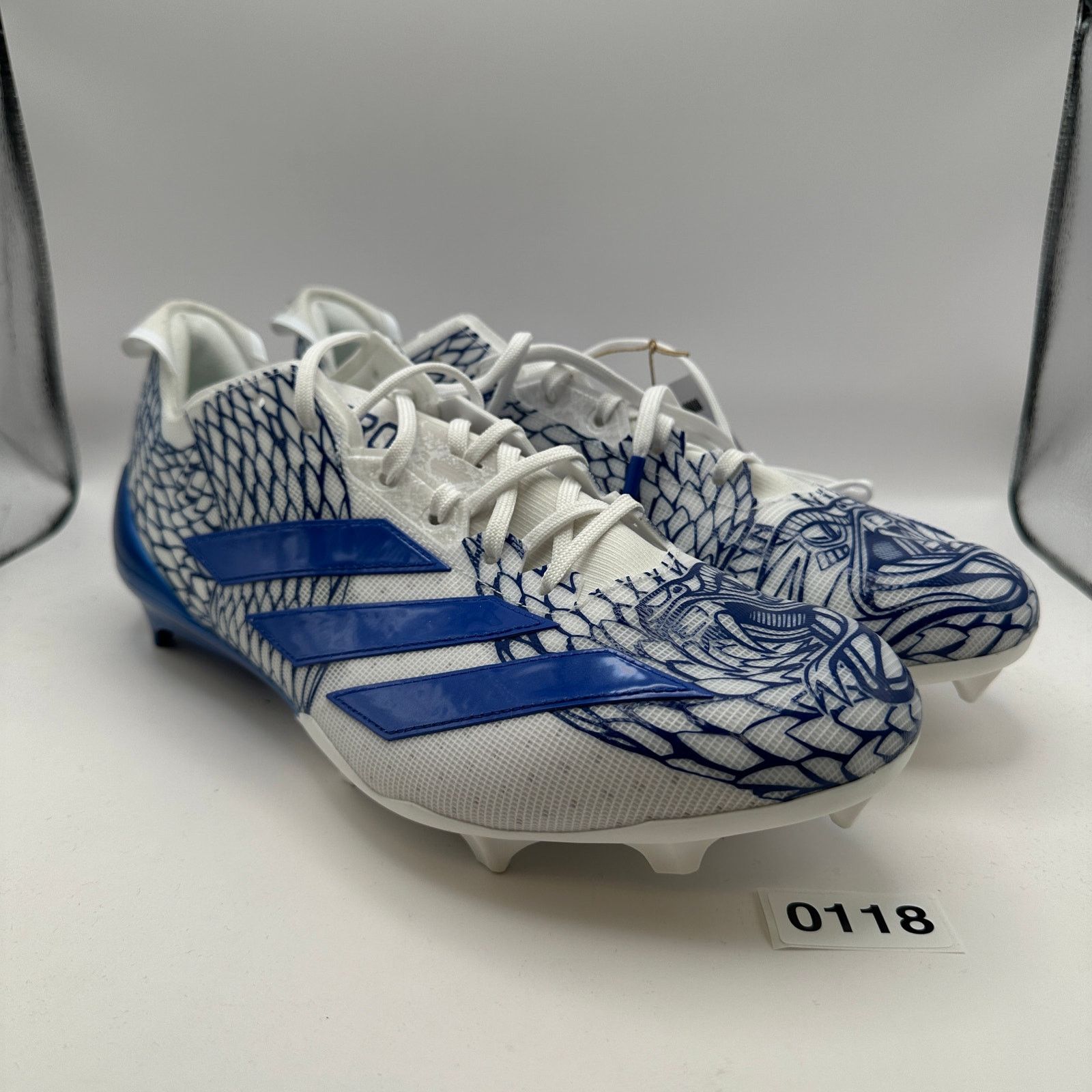 Adidas ADIDAS Adizero Mens 14 Electric Football Cleats Graffiti Size US 14 / EU 47 - 3 Thumbnail