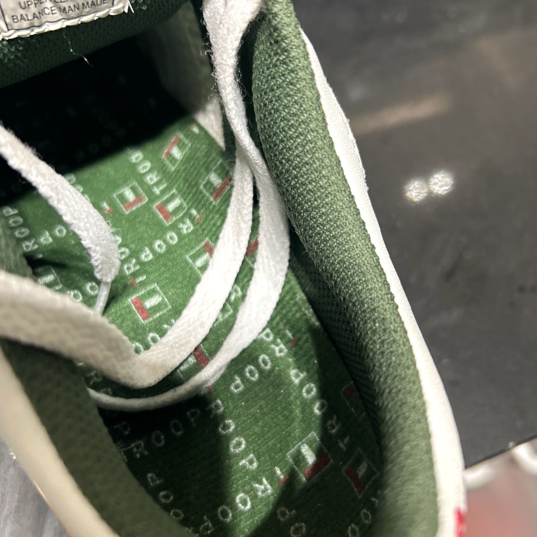 Vintage VINTAGE Troop Hip Hop Sneaker Men Size 4.5 White Green Y2K Troop Ice Lamb Sneakers Size US 5 / EU 37 - 5 Thumbnail