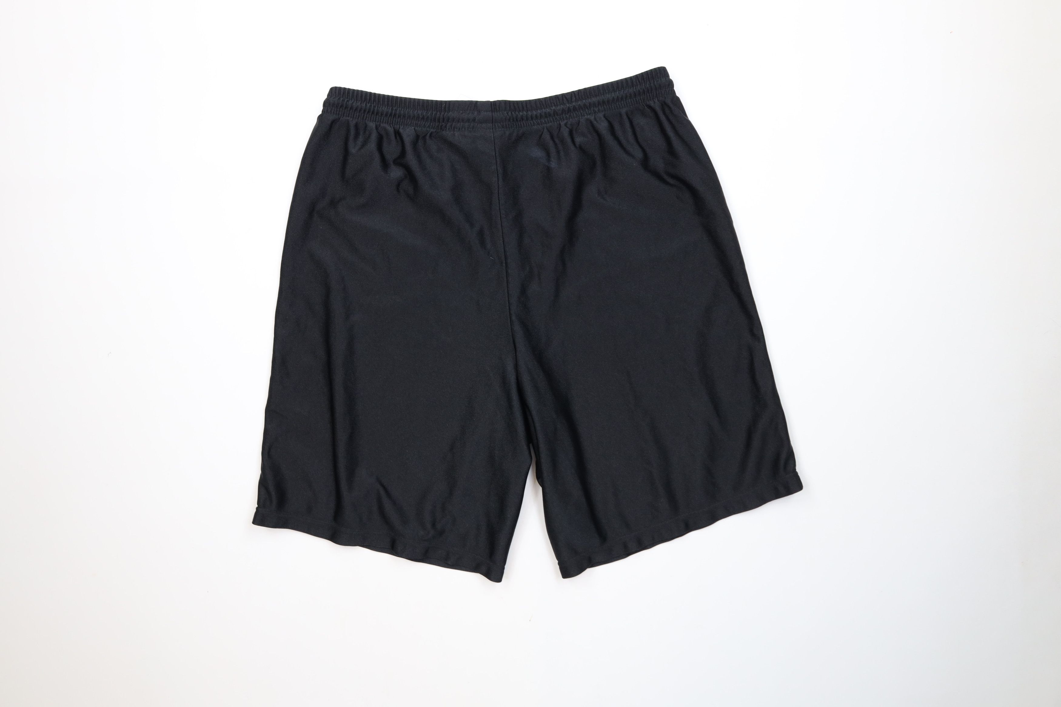 Nike Vintage 90s Y2K Nike Mini Swoosh Silky Shorts Black USA Size US 32 / EU 48 - 7 Thumbnail