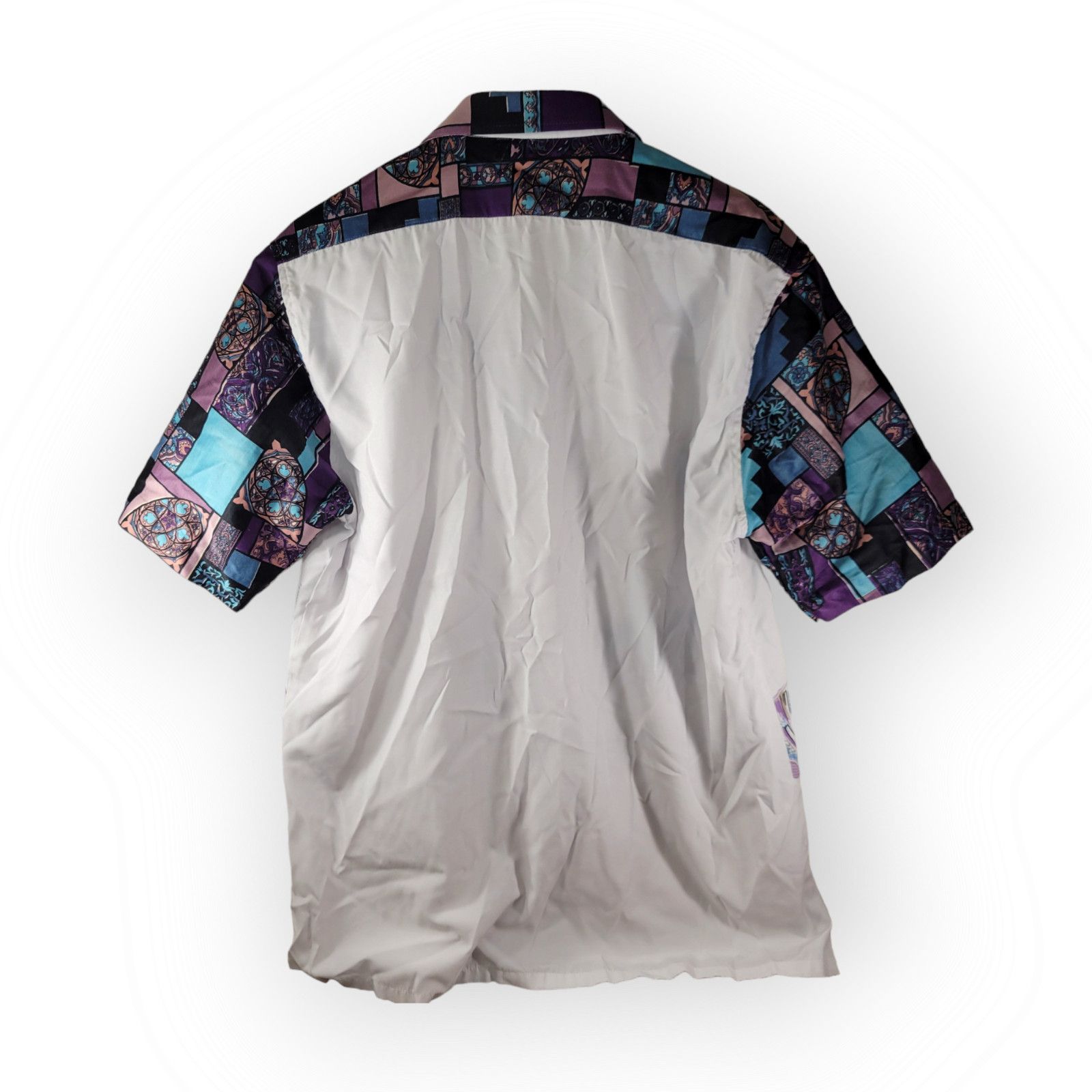 Other Gold Leaf India Vintage Geometric 80s 90s Button Up Shirt Size US L / EU 52-54 / 3 - 2 Thumbnail
