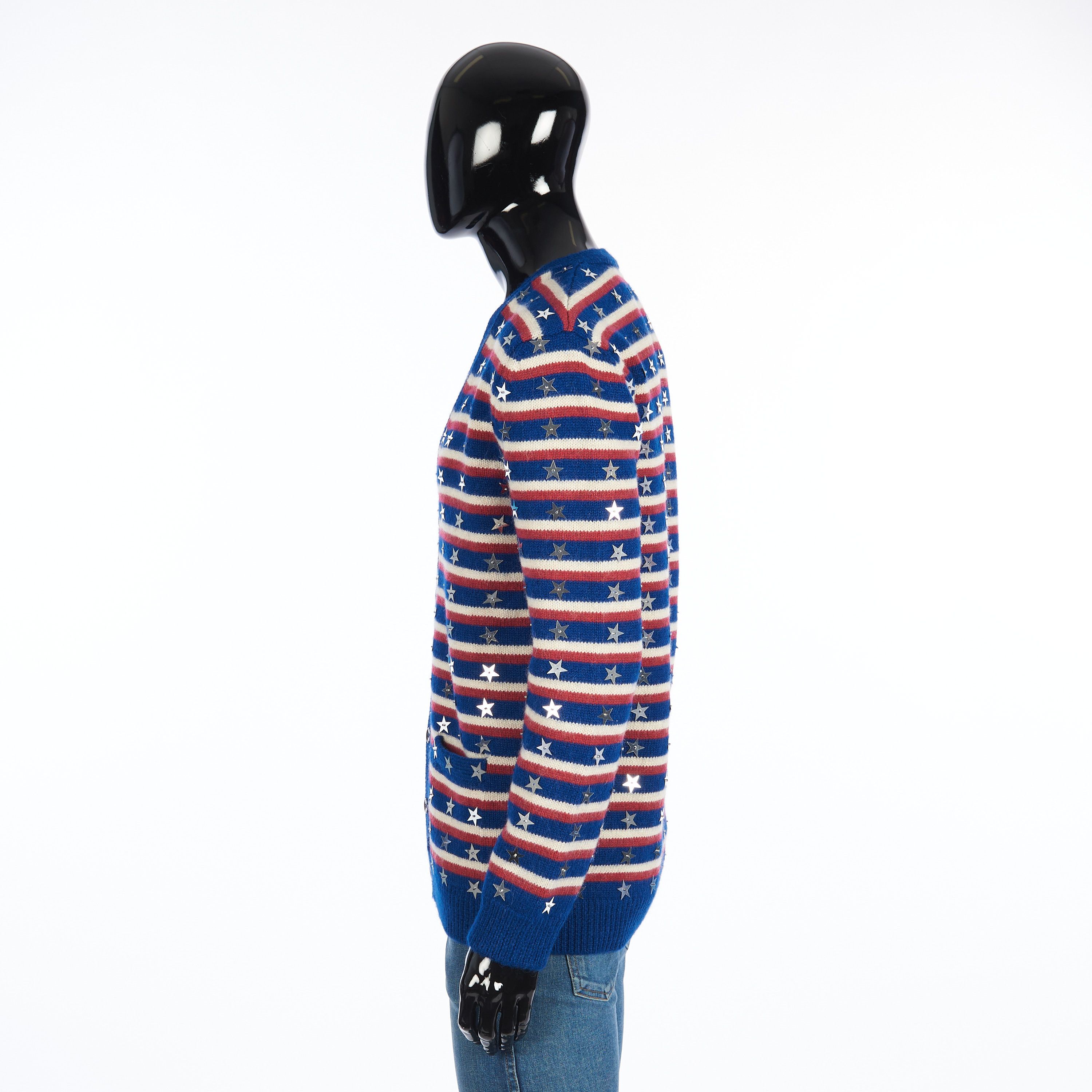 Celine SS21 Dancing Kid Cardigan Stars Embroidery Size US L / EU 52-54 / 3 - 6 Thumbnail