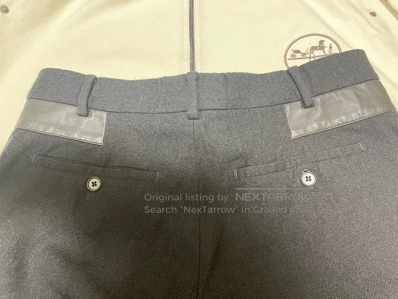 Hermes Hermes Men's casual wool pants (thick model) Size US 40 / EU 56 - 5 Thumbnail