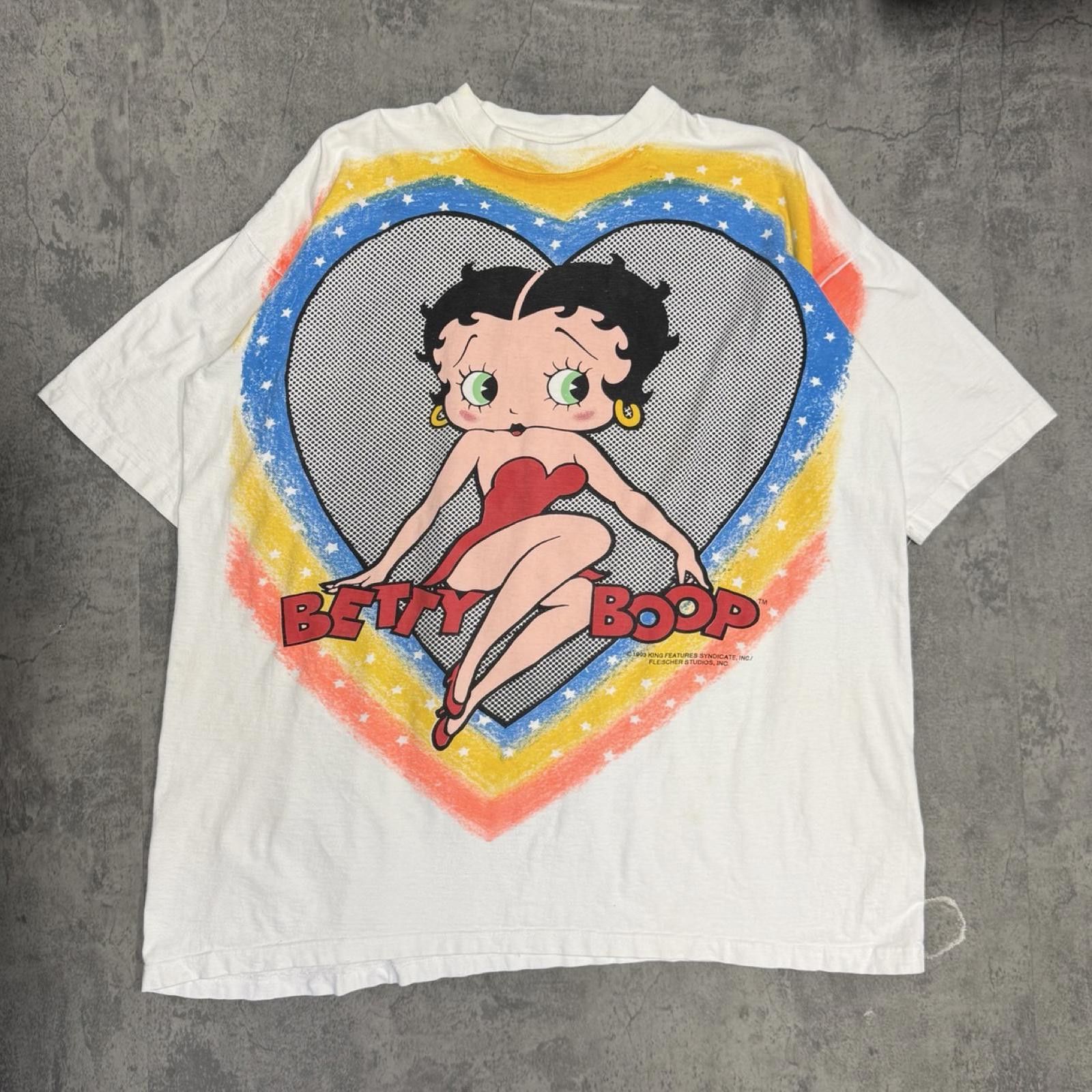 Designer 1993 Betty Boop Big Heart Tee -- 2XL -- Size US XXL / EU 58 / 5 - 1 Thumbnail