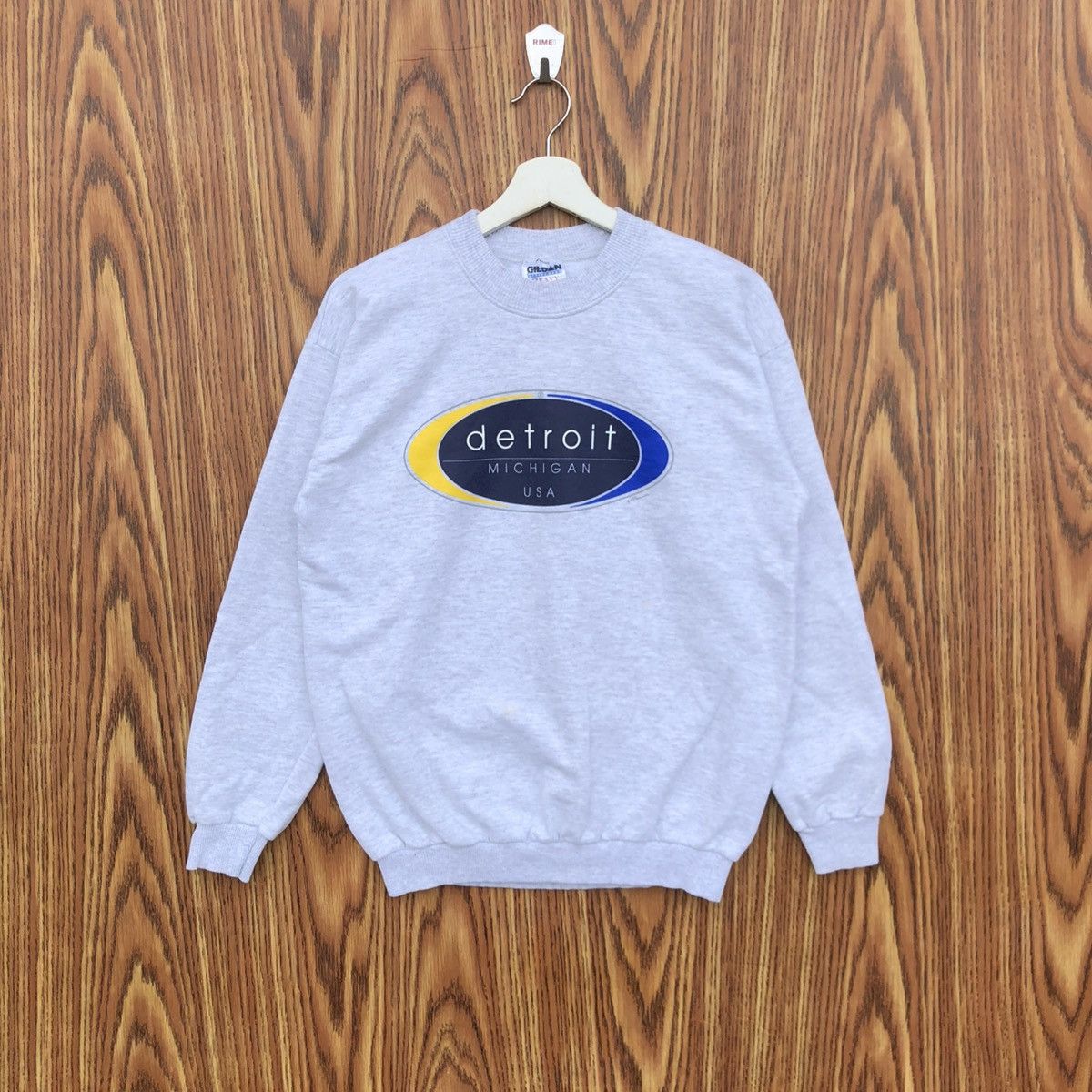 Vintage Vintage Detroit Michigan USA Sweatshirt Size US M / EU 48-50 / 2 - 1 Thumbnail