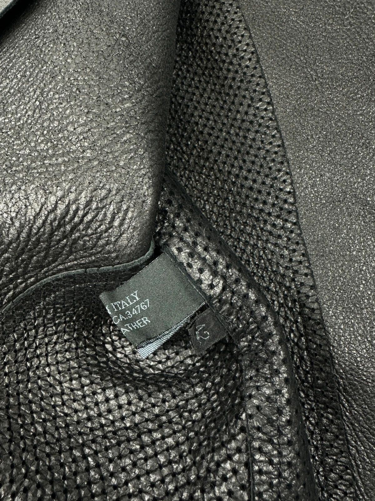Prada Prada Milano FW1999 Black Perforated Leather Jacket Size S / US 4 / IT 40 - 13 Thumbnail