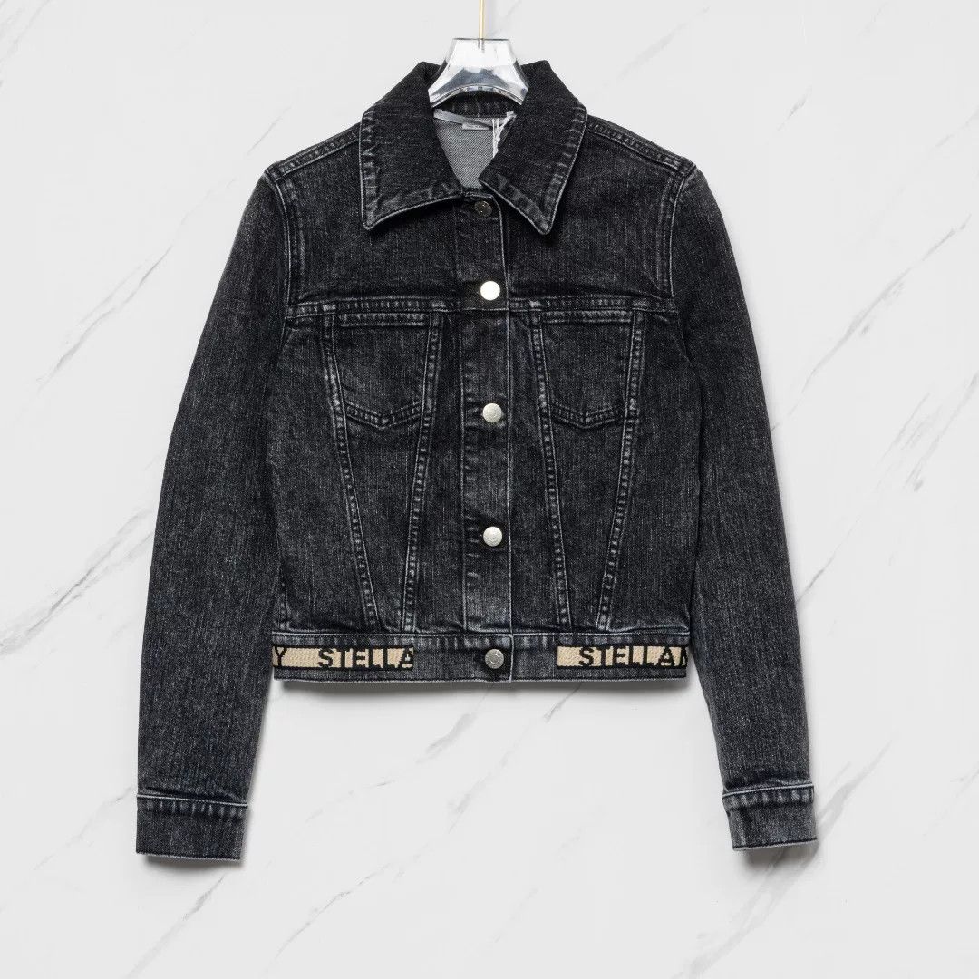 Stella McCartney Stella McCartney Women's Belted Denim Jacket Size M / US 6-8 / IT 42-44 - 1 Thumbnail