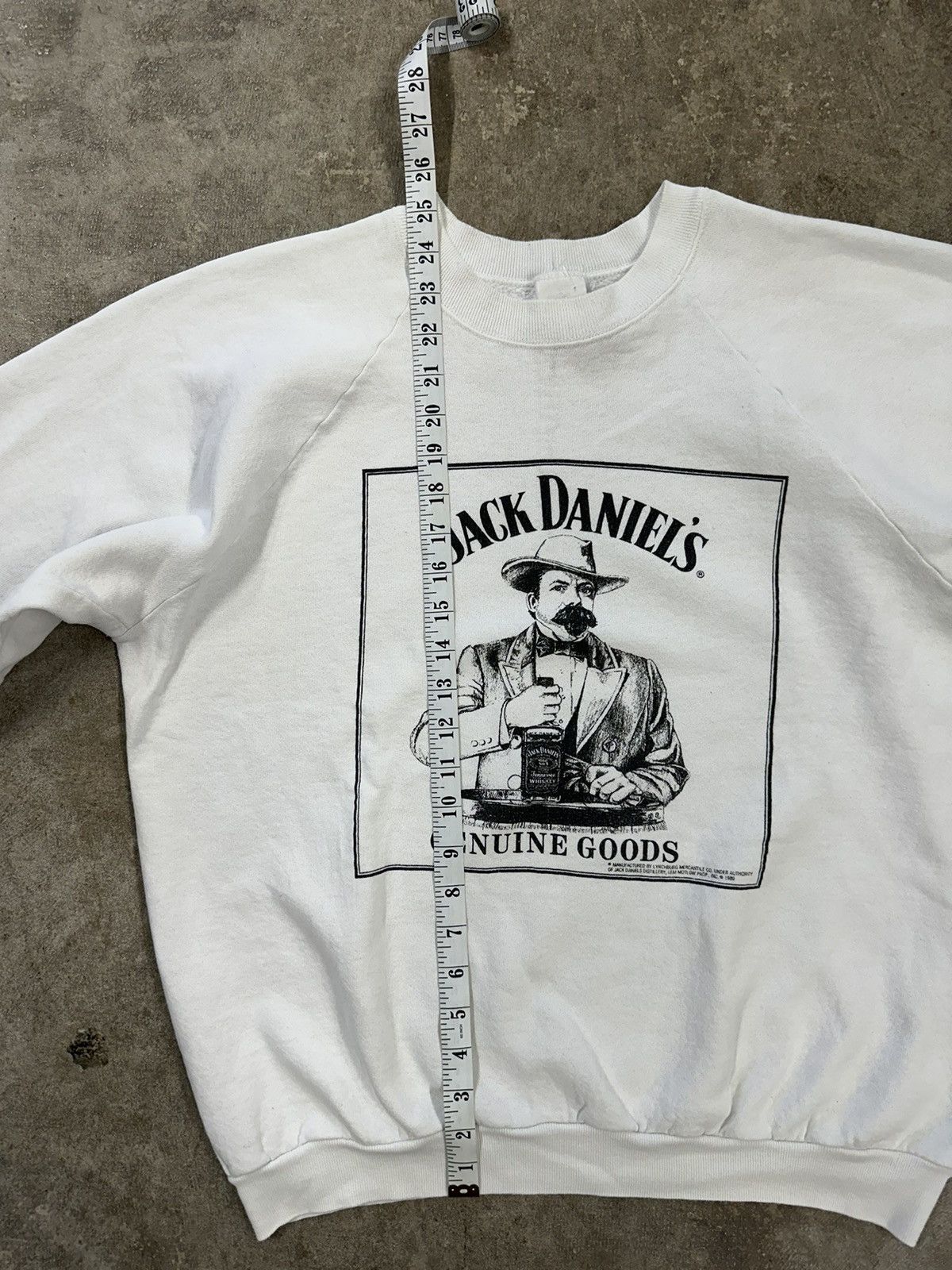 Fruit Of The Loom Vintage 90s Jack Daniels Whisky Sweatshirt Size US L / EU 52-54 / 3 - 9 Thumbnail