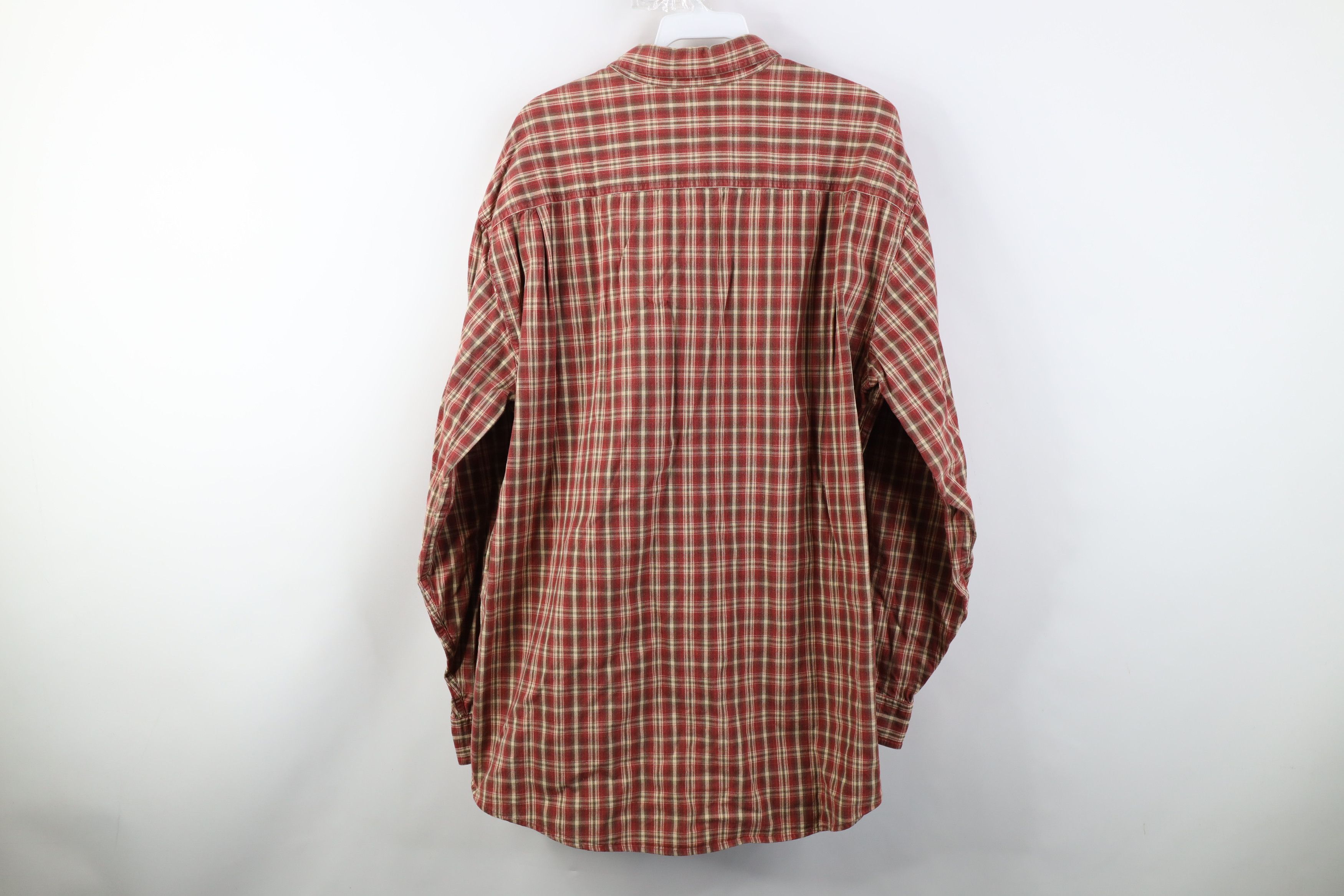 L.L. Bean Vintage LL Bean Canvas Collared Button Down Shirt Plaid Size US L / EU 52-54 / 3 - 8 Thumbnail