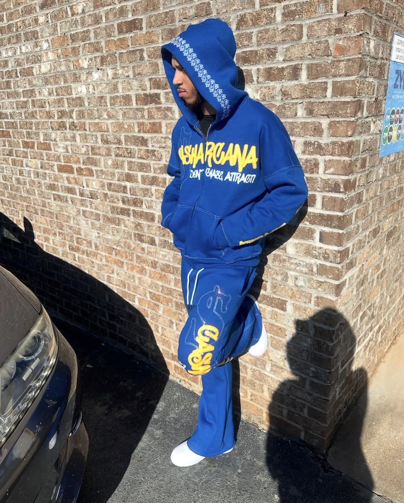 Other Blue flare sweatpants Size US 34 / EU 50 - 4 Thumbnail