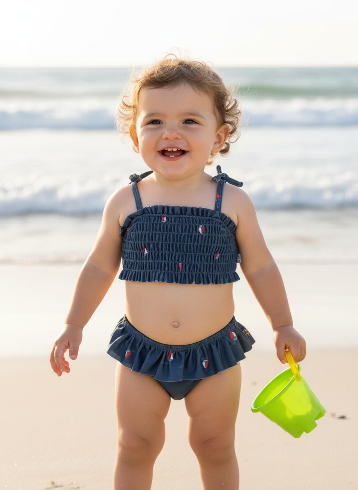 Other Modern Moments Baby Girls Navy Blue Two-Piece Swimsuit 18M Size ONE SIZE - 1 Thumbnail