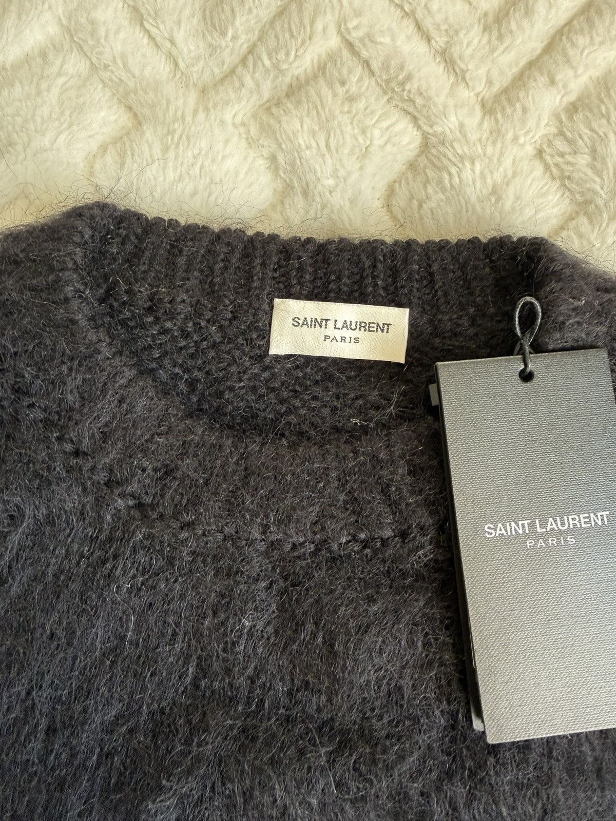Saint Laurent Paris Saint Laurent 90s Mohair Size US L / EU 52-54 / 3 - 3 Thumbnail