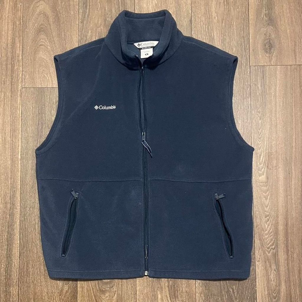 Columbia Columbia navy blue fleece vest size XL Size US XL / EU 56 / 4 - 1 Thumbnail