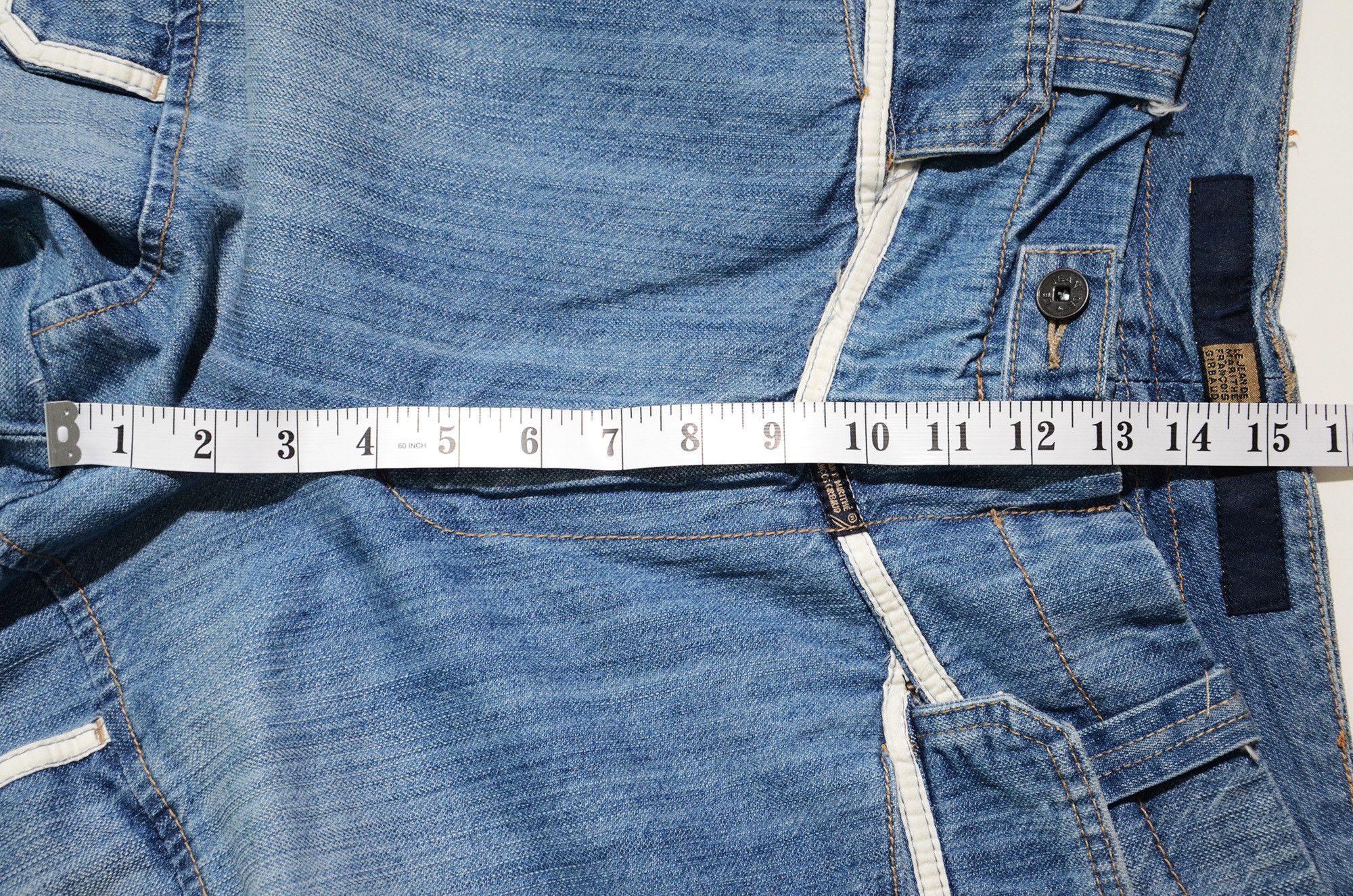 Marithe + Francois Girbaud M+FG Marithe Francois Girbaud Cargo Denim Shorts Y2K Hiphop Size US 32 / EU 48 - 13 Thumbnail