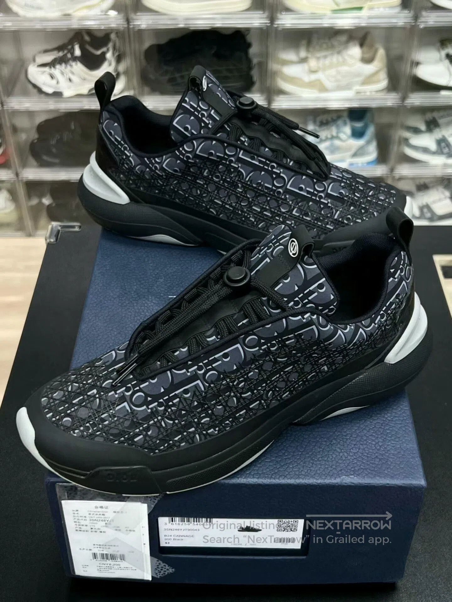 Dior dior b24 technology fabric casual shoes. Size US 10 / EU 43 - 1 Thumbnail