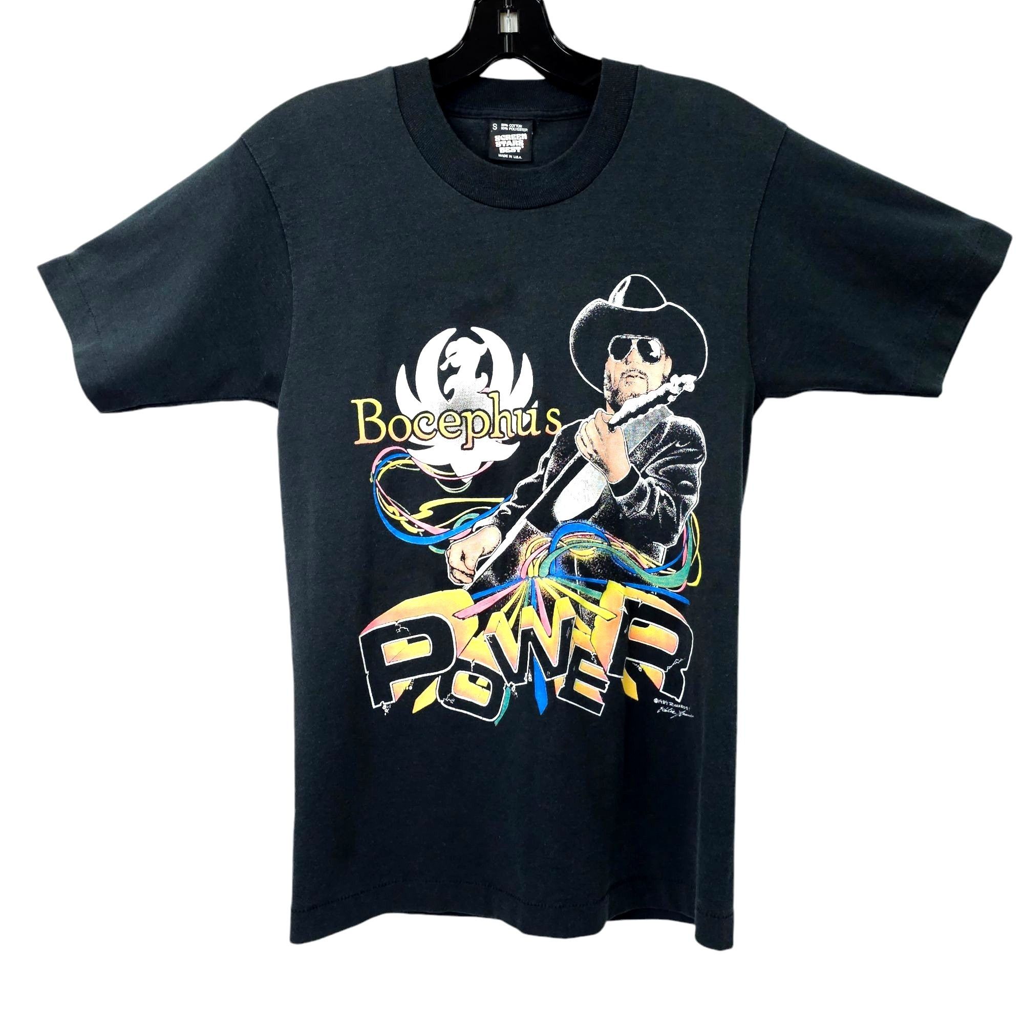 Other Bocephus Power Double Sided T Shirt Adult S 1989 Screen Star Size US S / EU 44-46 / 1 - 1 Thumbnail