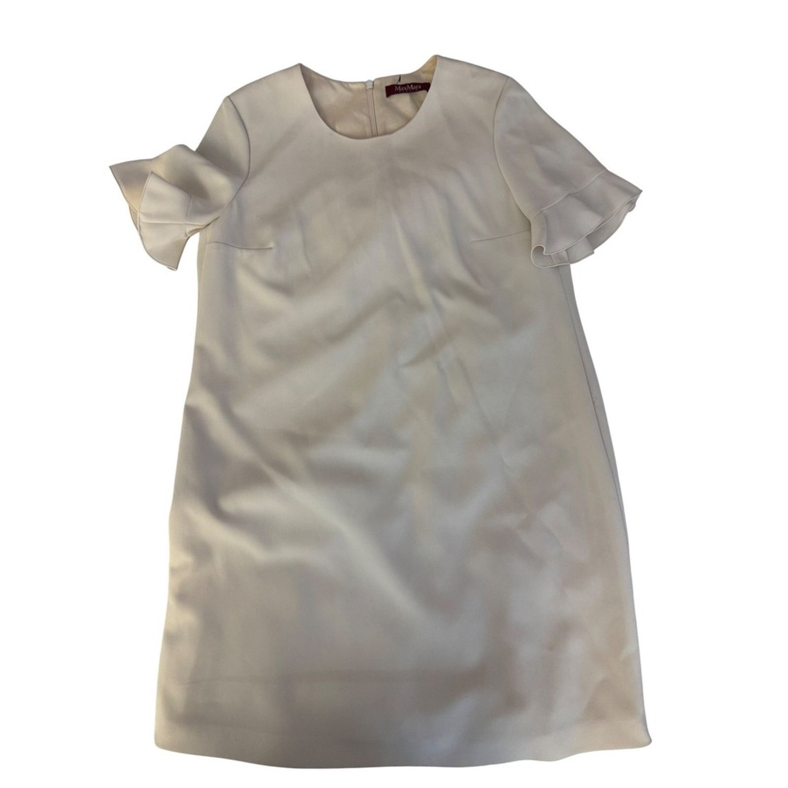 & Other Stories Size Small Max Mara Women's Dress Short Sleeve Ruffle Hem Size M / US 6-8 / IT 42-44 - 1 Thumbnail