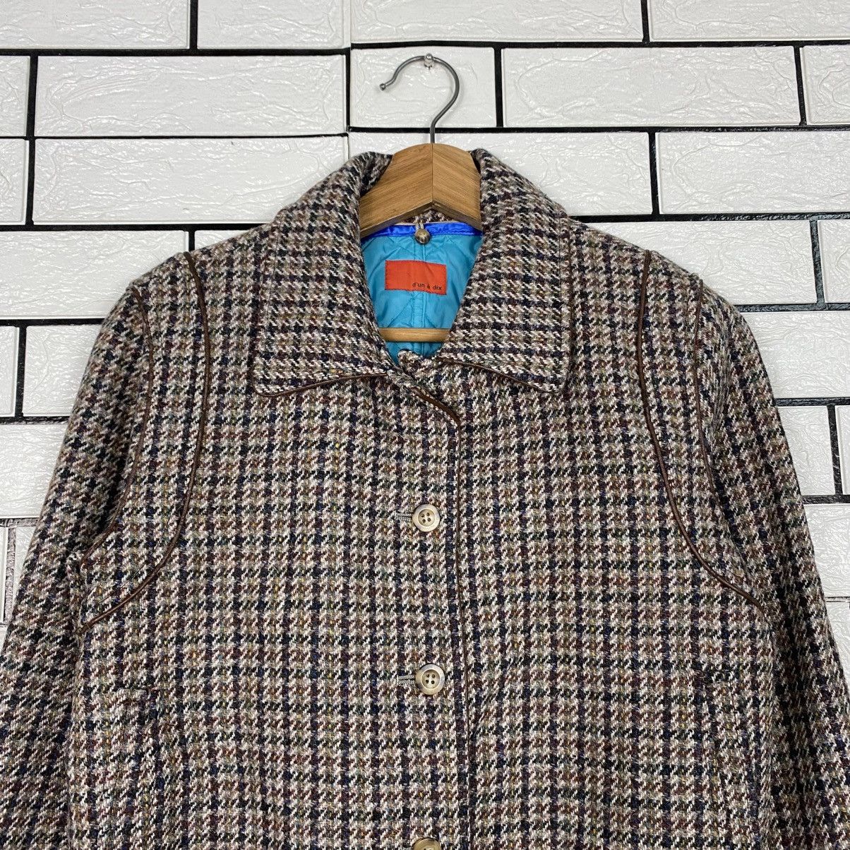 Harris Tweed 📌Vintage Wool Bomber Jacket Harris Tweed Tartan Design Size US M / EU 48-50 / 2 - 4 Thumbnail