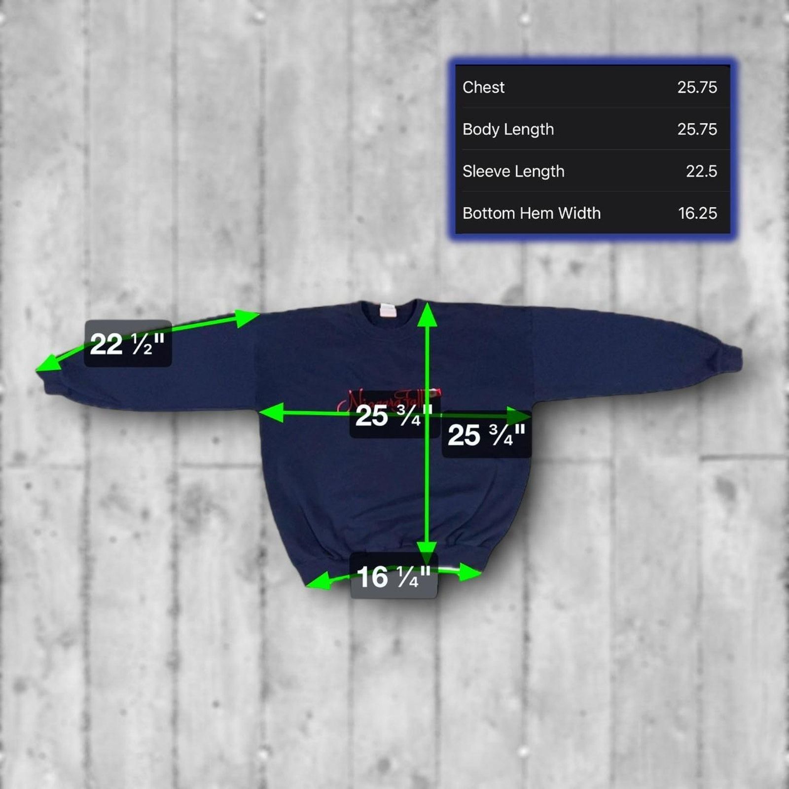 Vintage Vintage Niagara Falls Embroidered Navy Blue Sweatshirt Size US XL / EU 56 / 4 - 5 Thumbnail