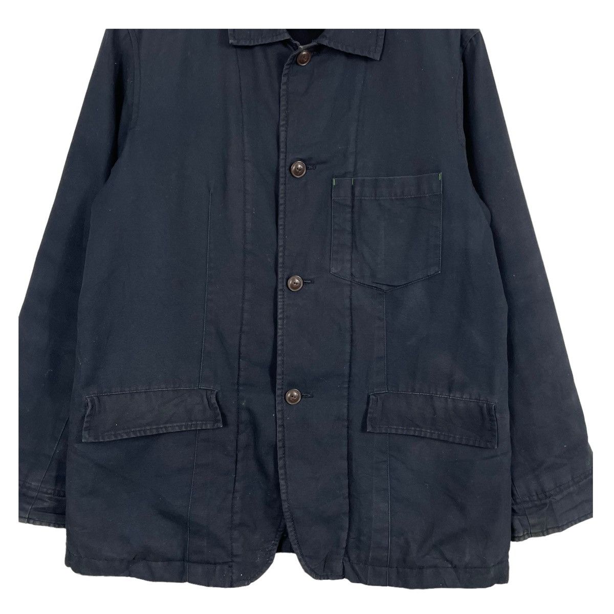 Indigo × Japanese Brand 💥WESTWIN WORKER CHORE INDIGO VINTAGE JACKET Size US XL / EU 56 / 4 - 5 Thumbnail