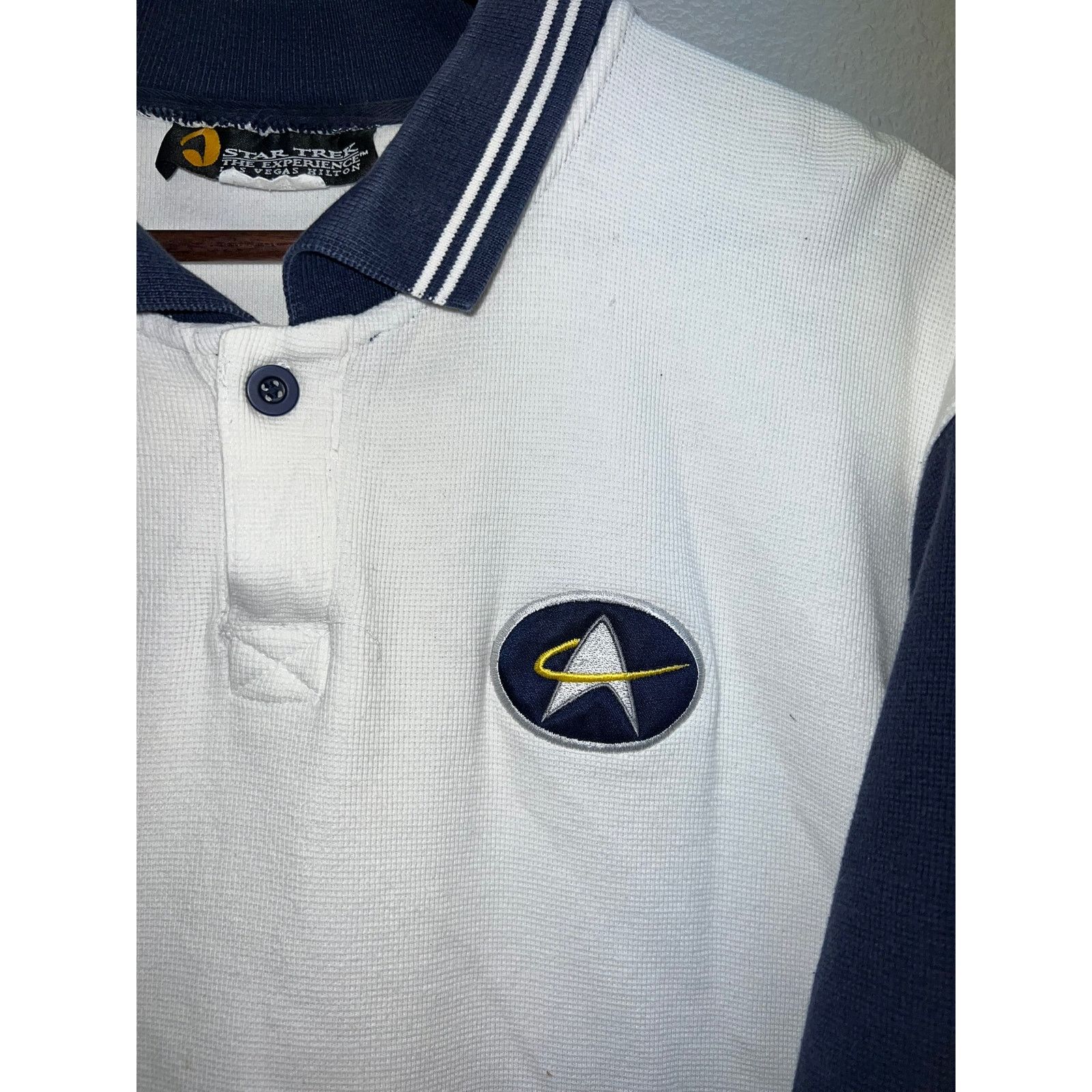 Vintage Vintage Star Trek Experience Polo Shirt Las Vegas Hilton 90s Size US XL / EU 56 / 4 - 3 Thumbnail