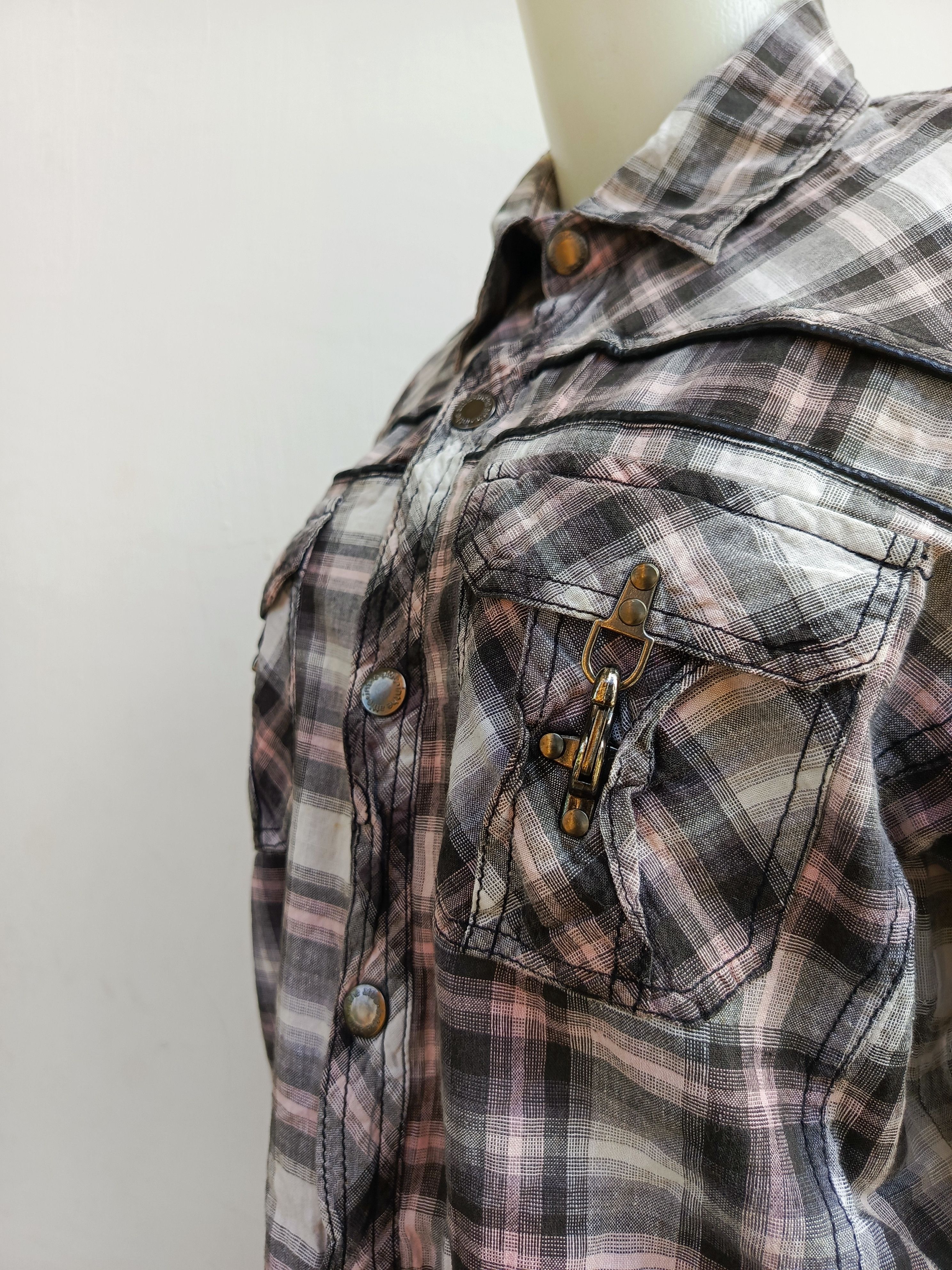 In The Attic In The Attic Homme Grunge Plaid Archive Piece Size L / US 10 / IT 46 - 6 Thumbnail