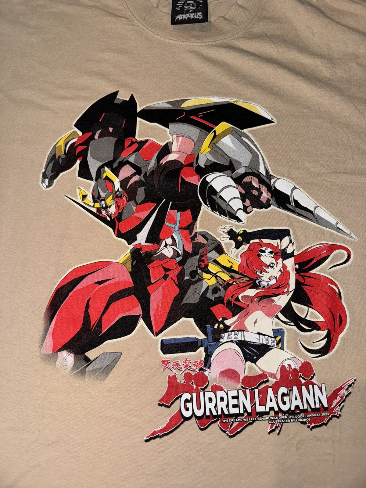 Anime Gurren Lagann bootleg by atrocious Size US XL / EU 56 / 4 - 2 Thumbnail
