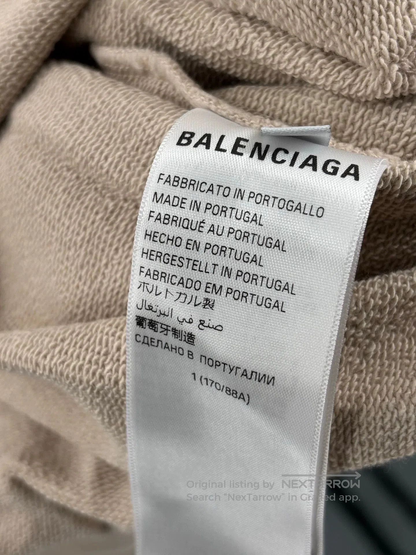 Balenciaga balenciaga unisex hooded sweatshirt with distressed design. Size US L / EU 52-54 / 3 - 5 Thumbnail