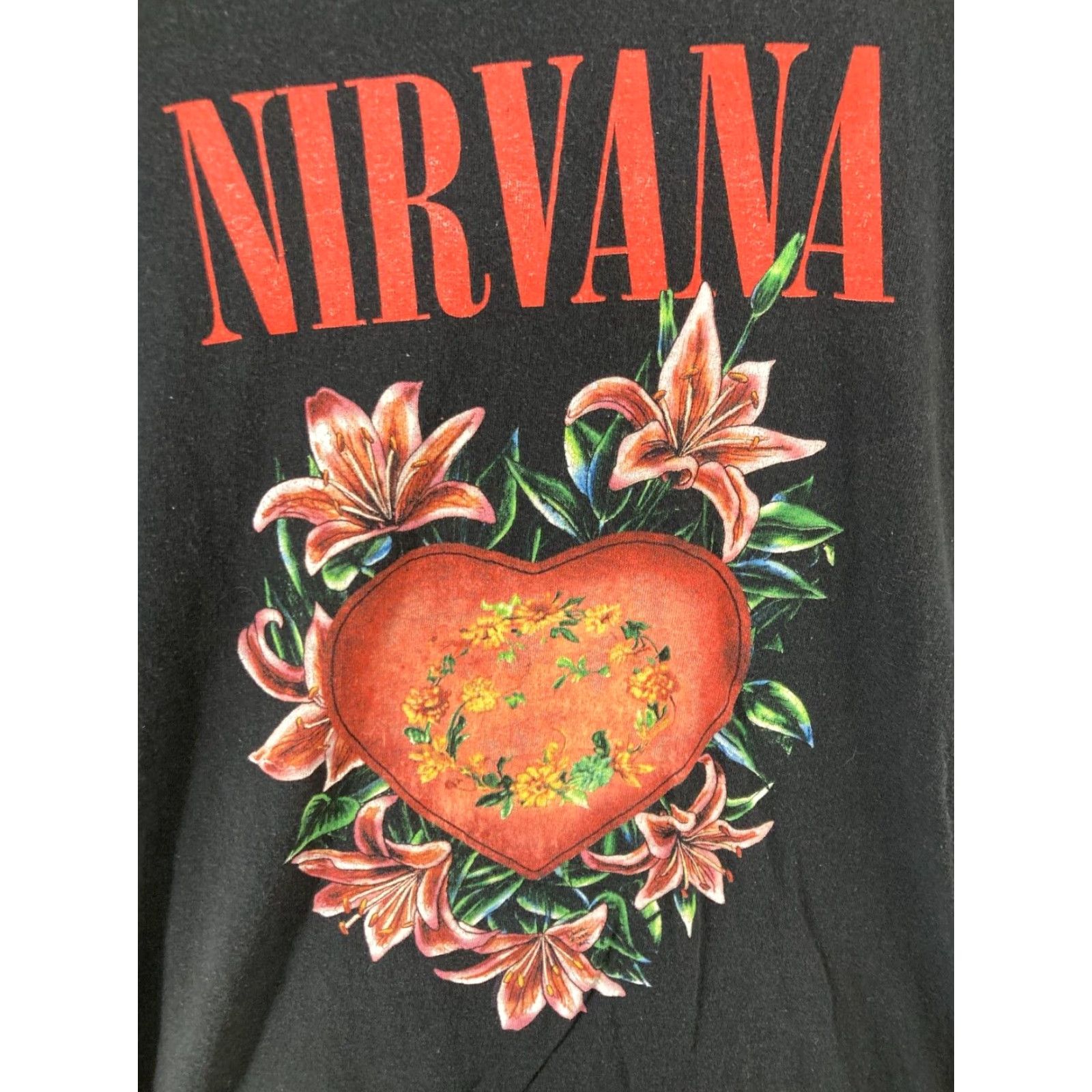 Vintage Nirvana Mens T-Shirt XL Black Graphic Rock Band Cotton Short Sleeve Casual 2020s Size US XL / EU 56 / 4 - 4 Thumbnail