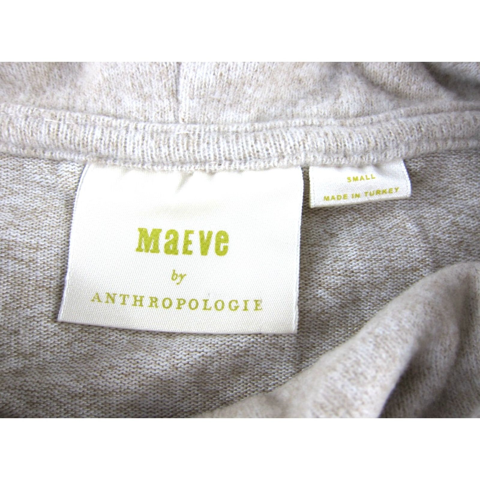 Vintage VINTAGE Maeve Anthropology Beige Brown Soft Oversized Long Sleeve Turtleneck Sweater S Size S / US 4 / IT 40 - 3 Thumbnail