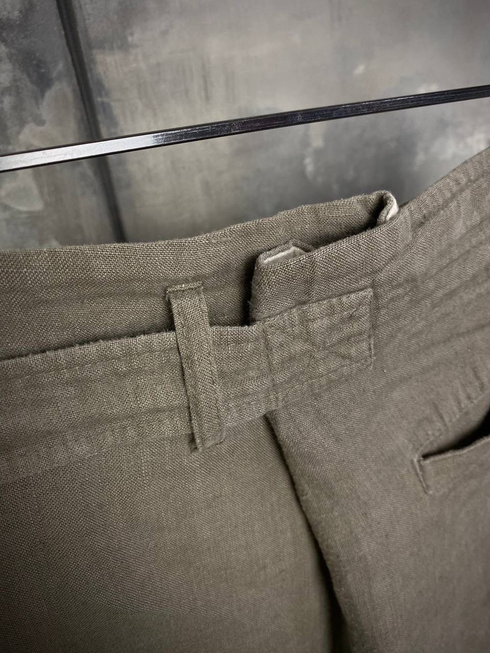Ann Demeulemeester Hemp pants with belt M Size US 30 / EU 46 - 6 Thumbnail